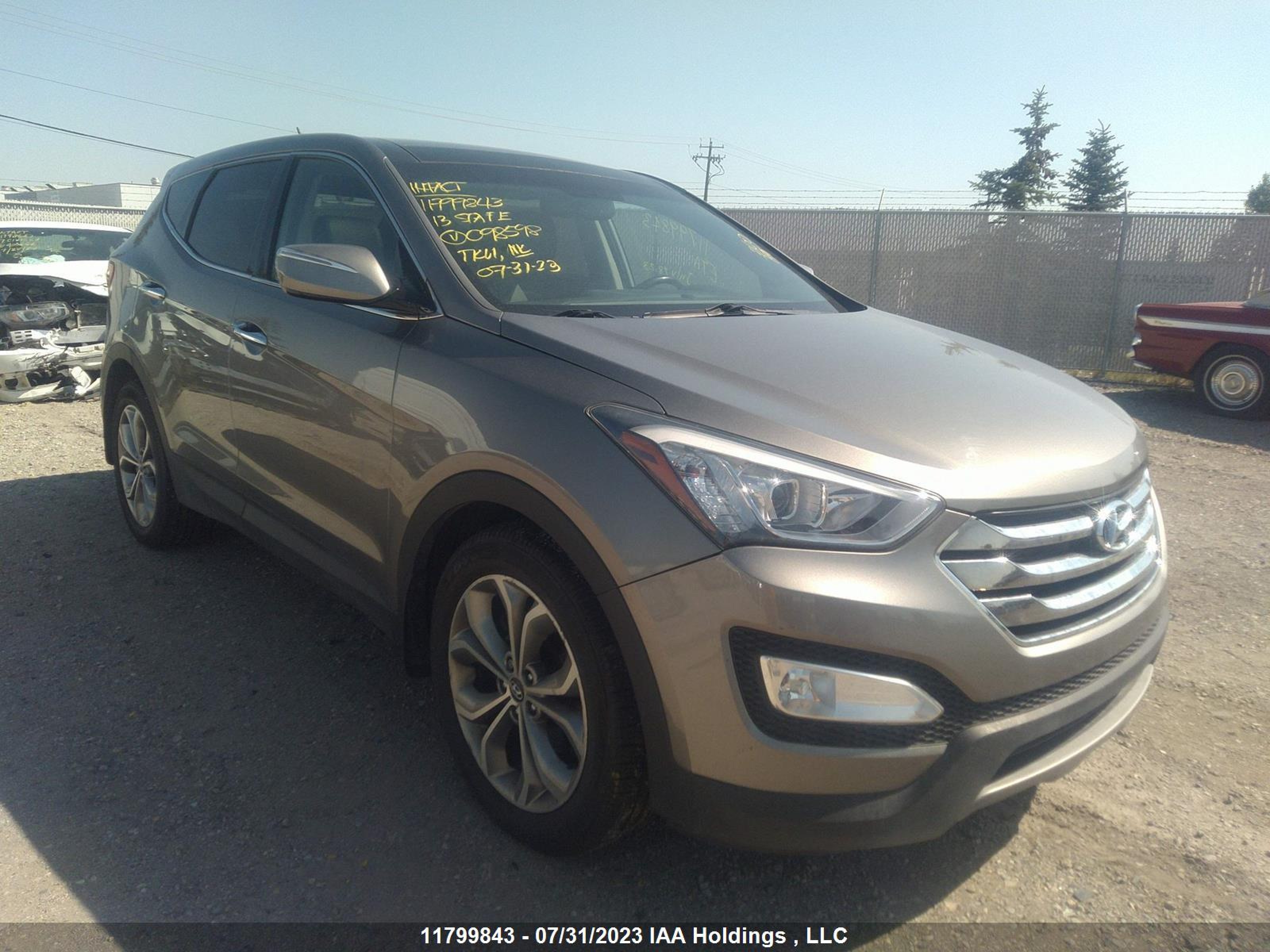 HYUNDAI SANTA FE 2013 5xyzudla2dg098598