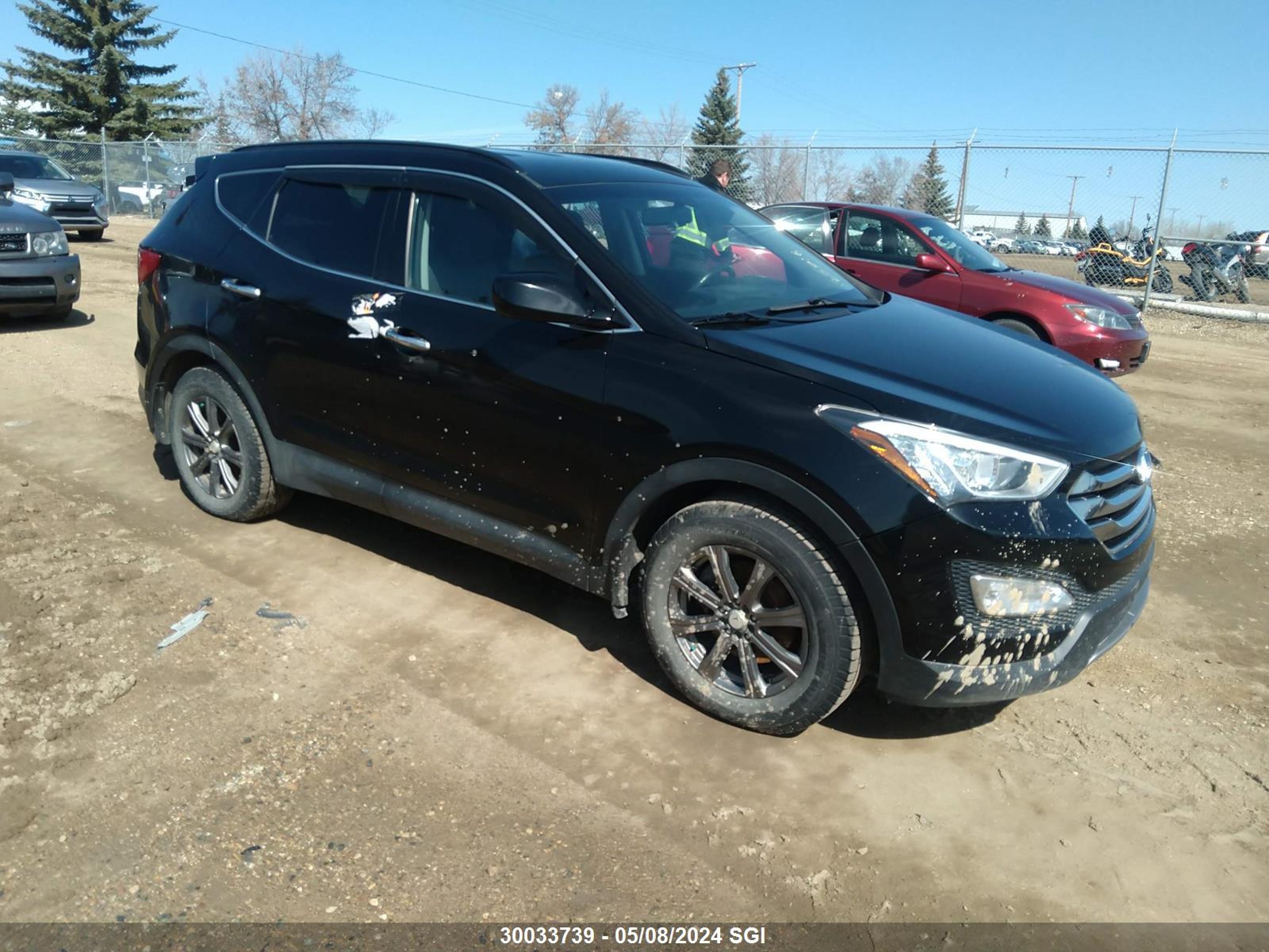 HYUNDAI SANTA FE 2014 5xyzudla2eg125316