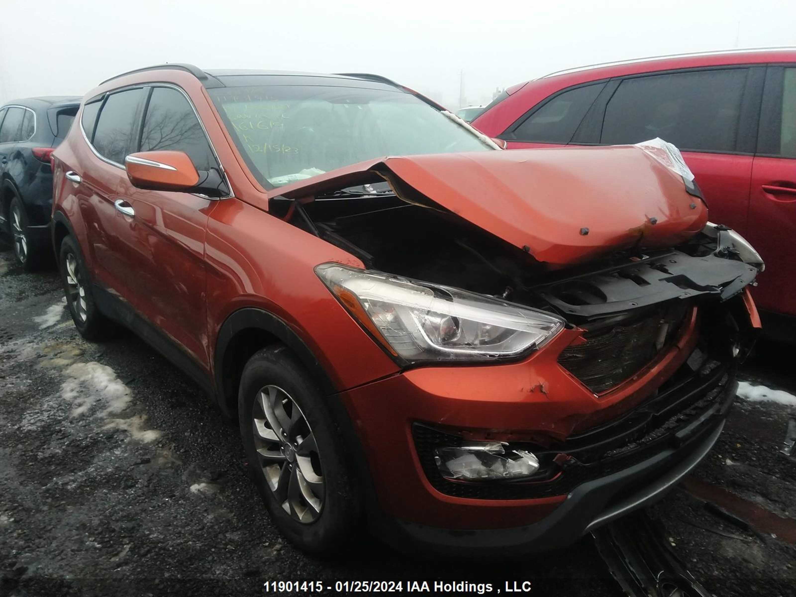 HYUNDAI SANTA FE 2014 5xyzudla2eg161619