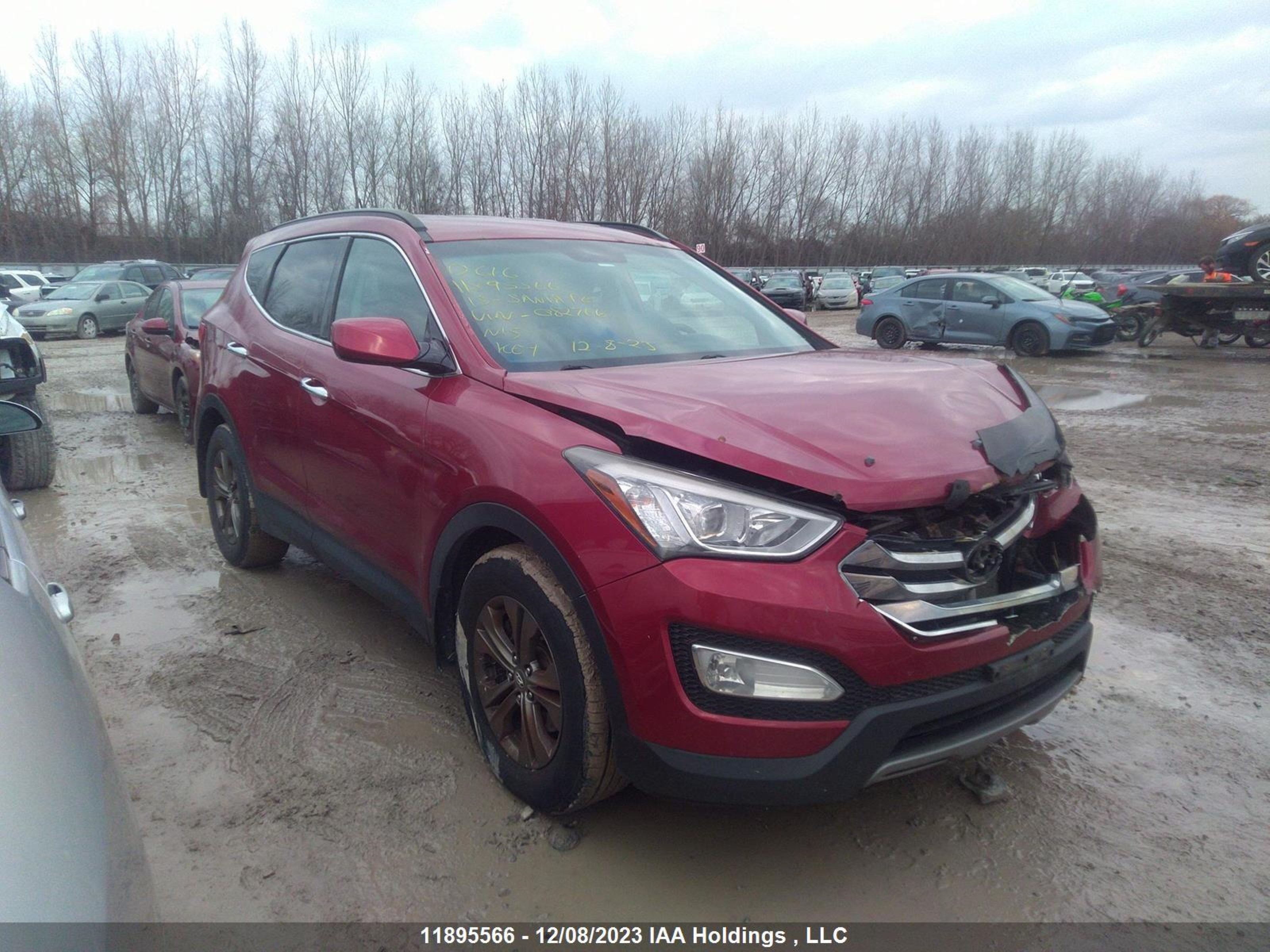 HYUNDAI SANTA FE 2013 5xyzudla5dg082766