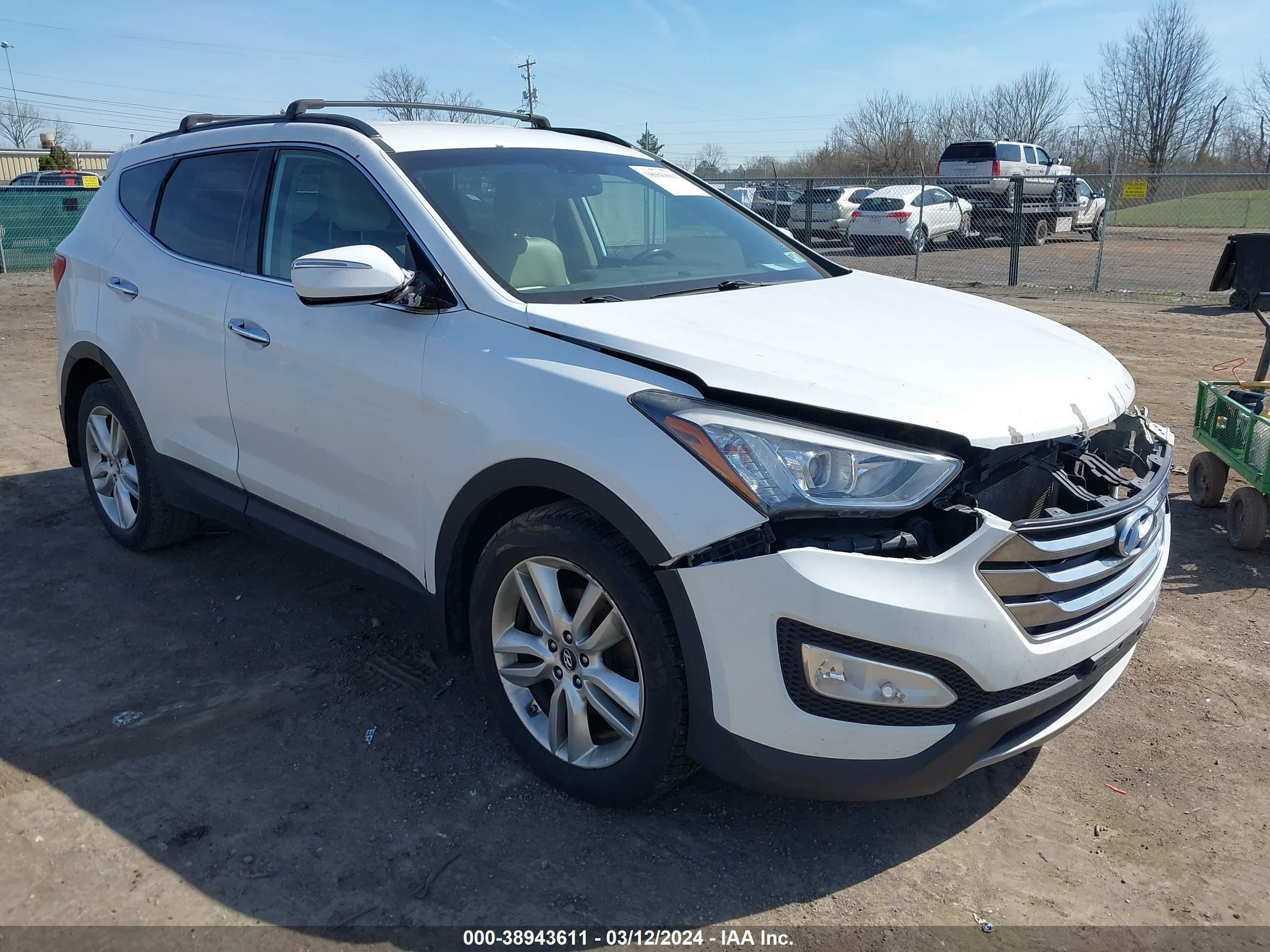 HYUNDAI SANTA FE 2013 5xyzudla5dg123123