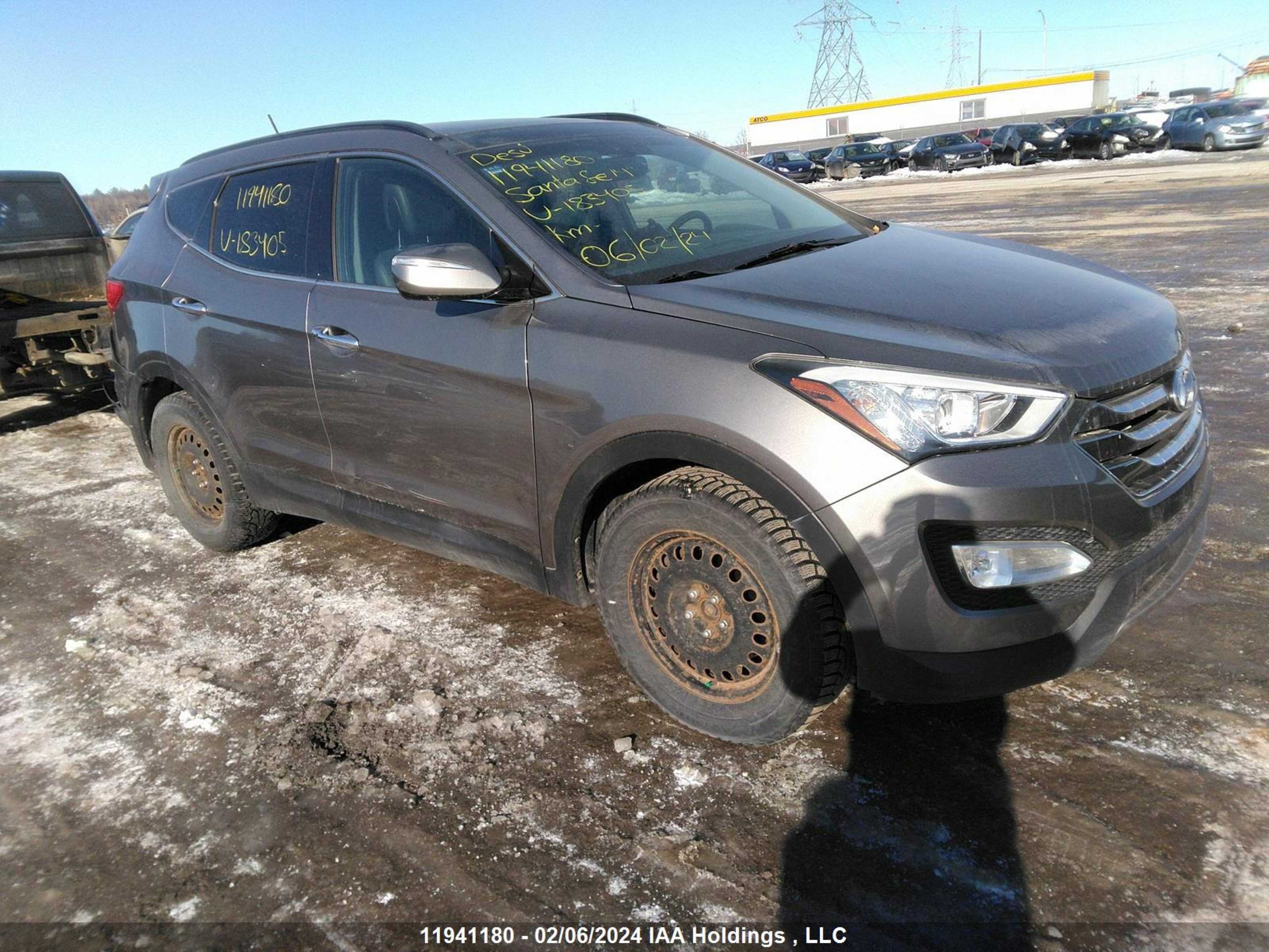 HYUNDAI SANTA FE 2014 5xyzudla5eg183405