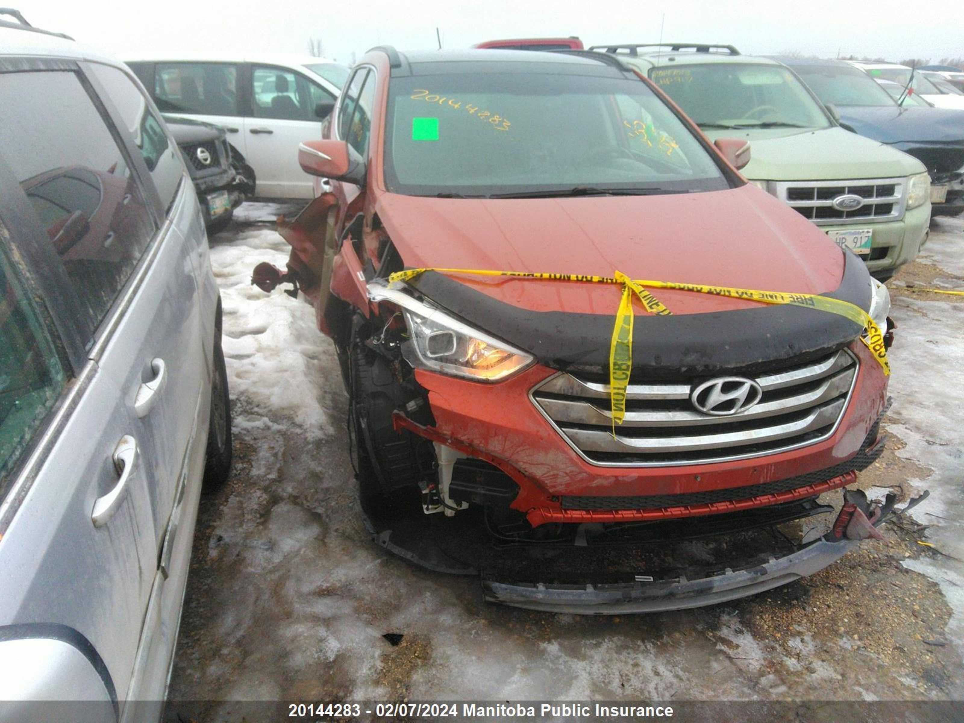 HYUNDAI SANTA FE 2014 5xyzudla6eg201197