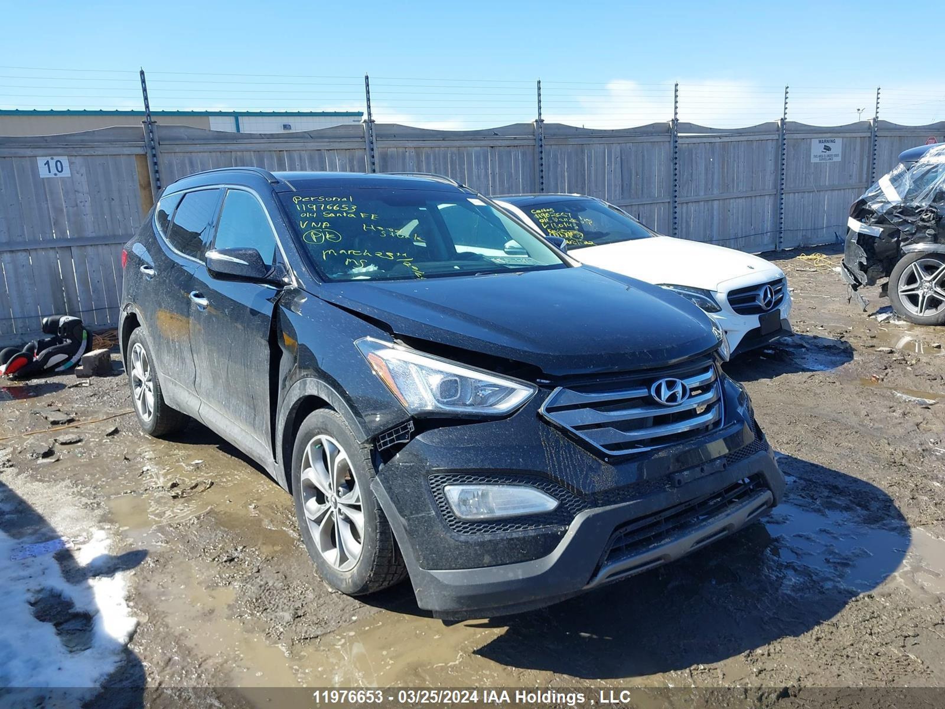 HYUNDAI SANTA FE 2014 5xyzudla6eg212748