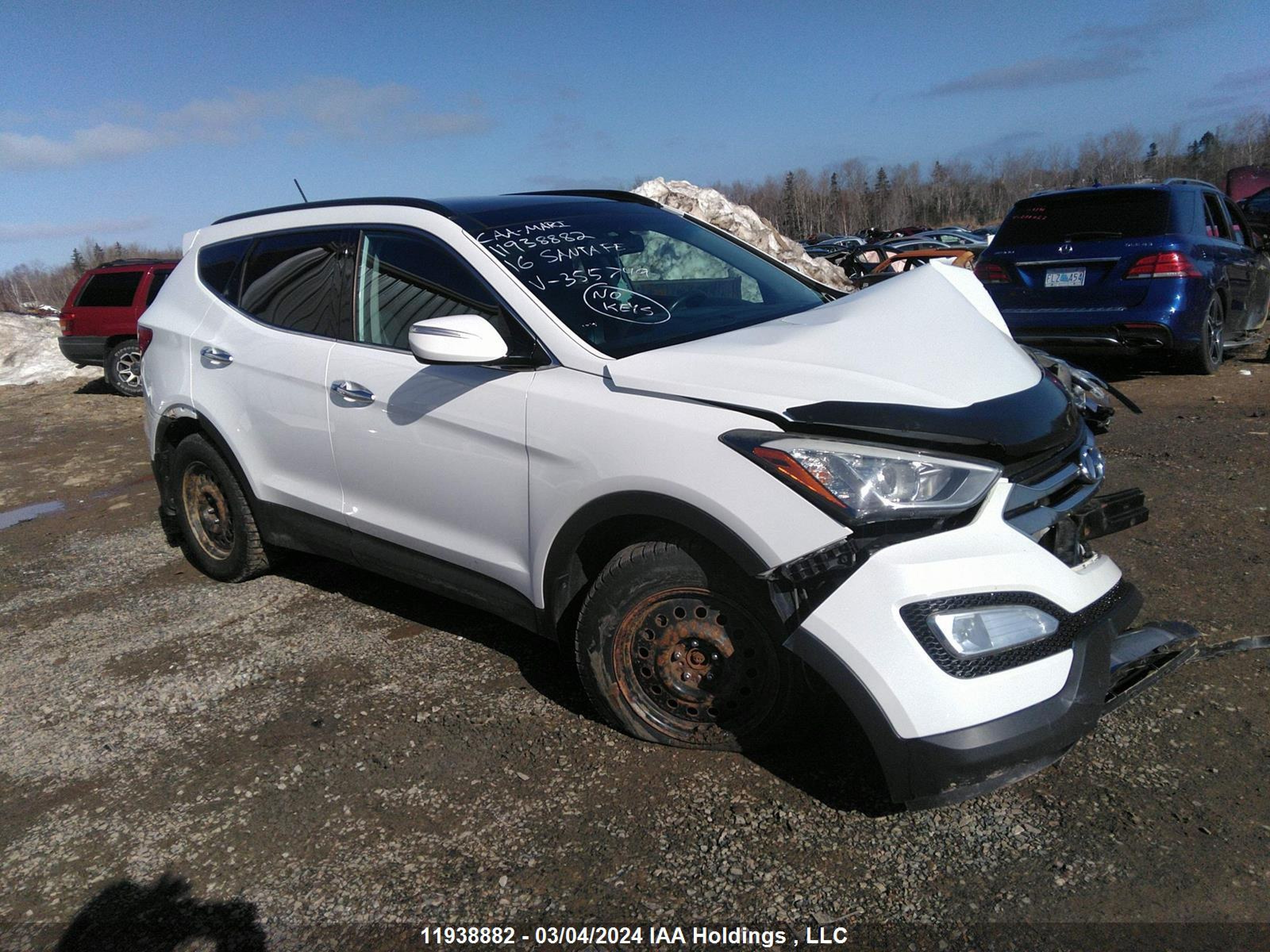 HYUNDAI SANTA FE 2016 5xyzudla6gg355749