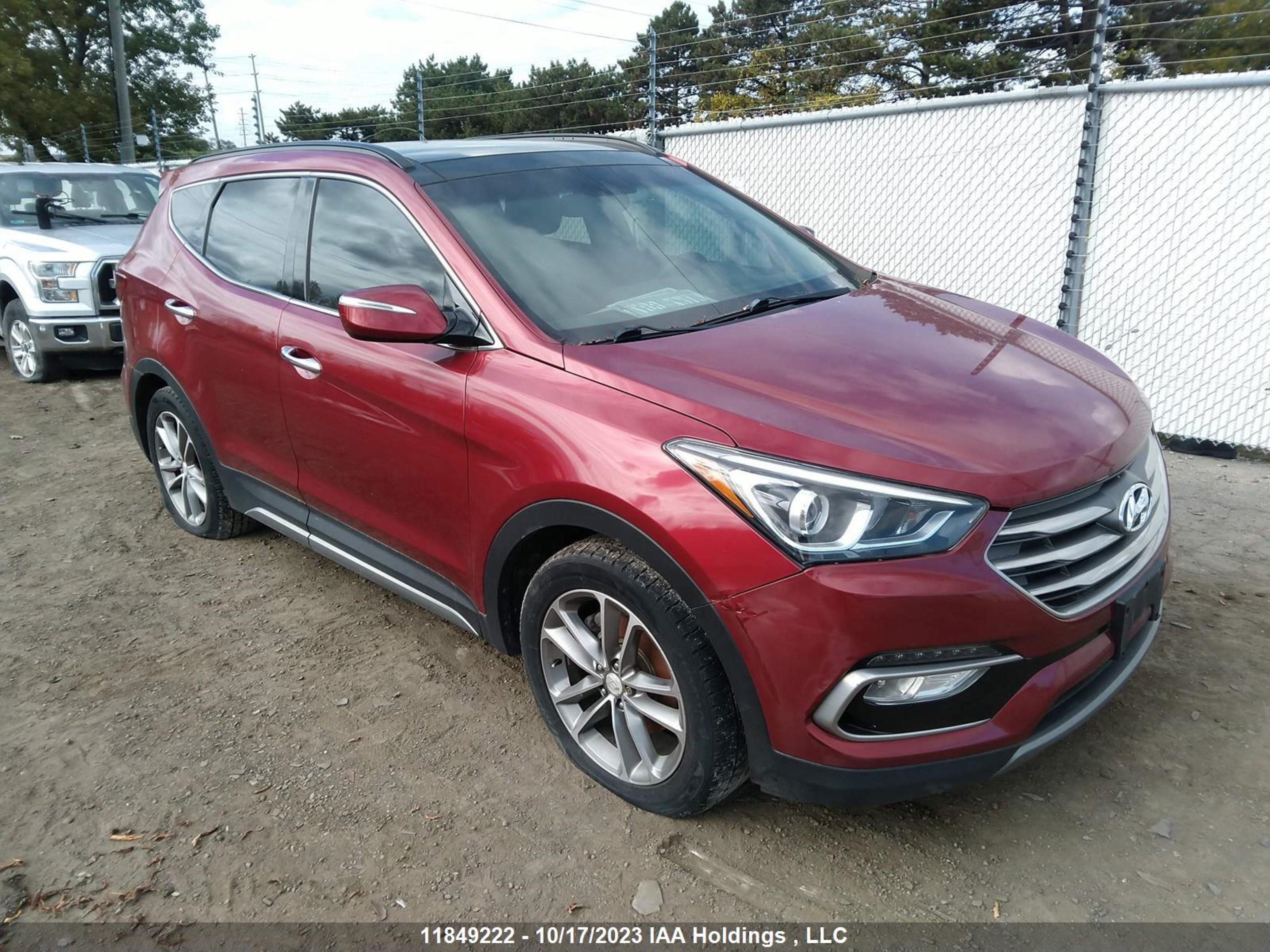 HYUNDAI SANTA FE 2017 5xyzudla6hg454492