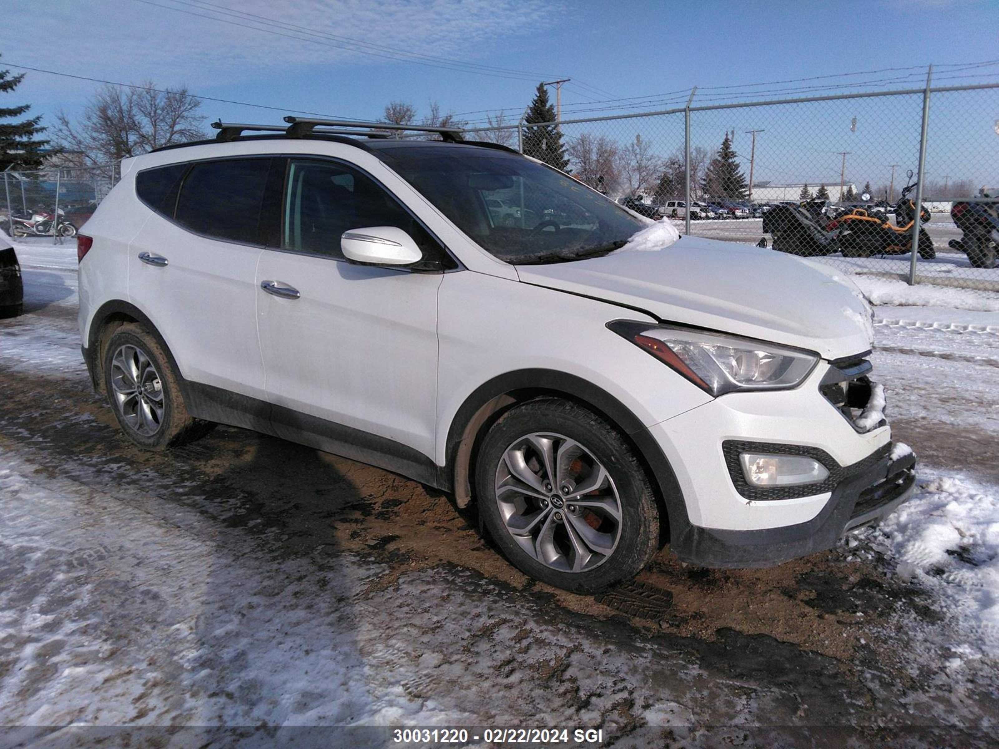 HYUNDAI SANTA FE 2014 5xyzudla7eg175628