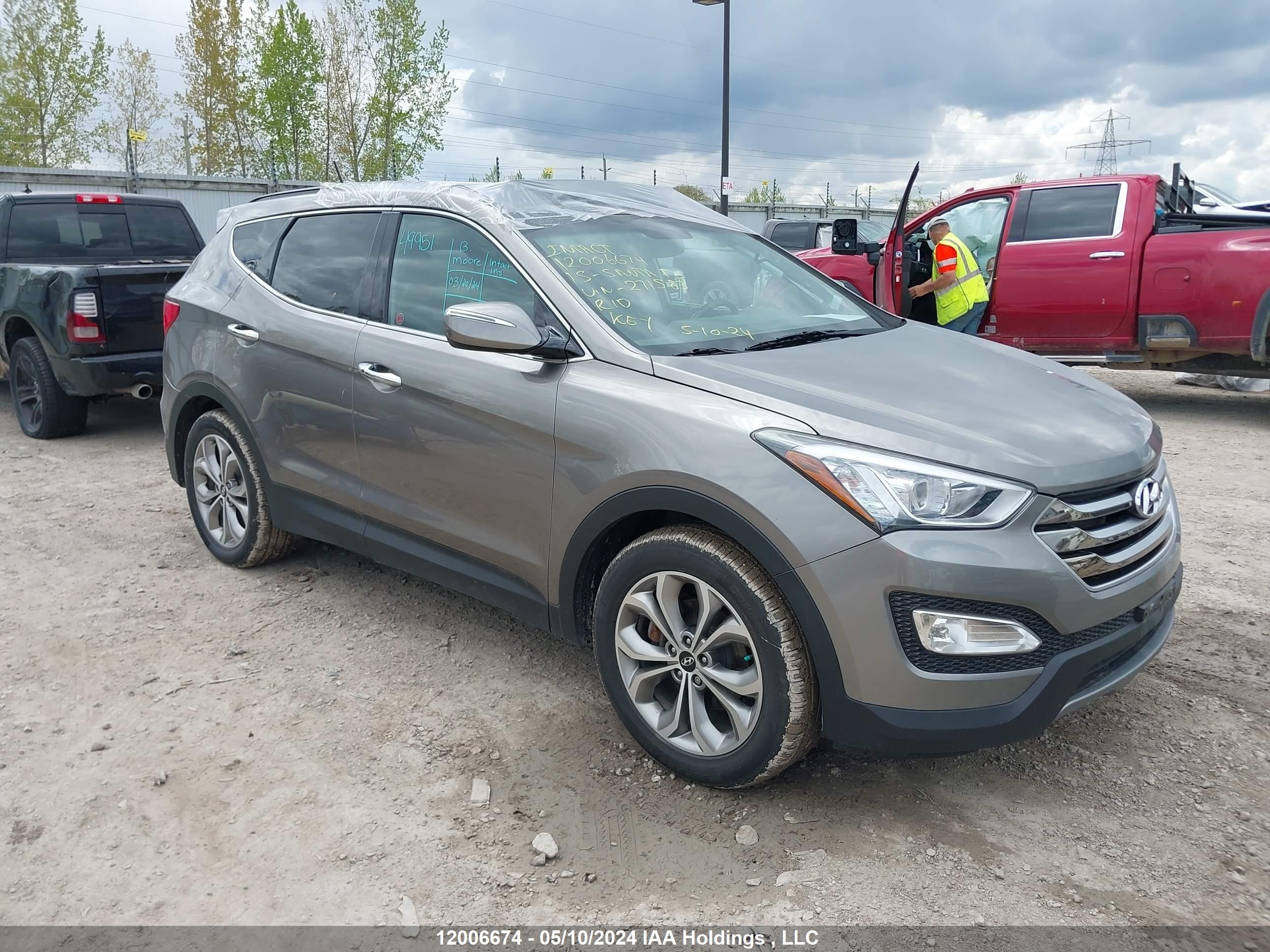 HYUNDAI SANTA FE 2015 5xyzudla7fg271583