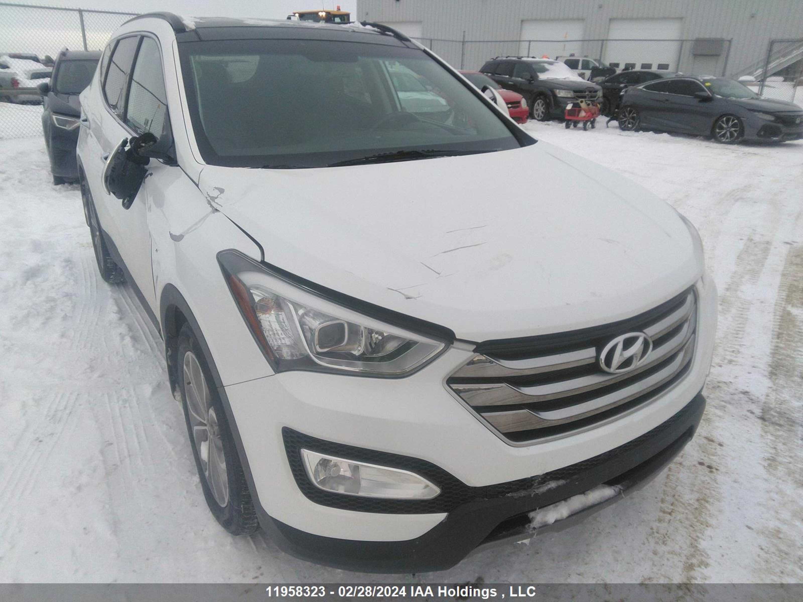 HYUNDAI SANTA FE 2016 5xyzudla7gg375122