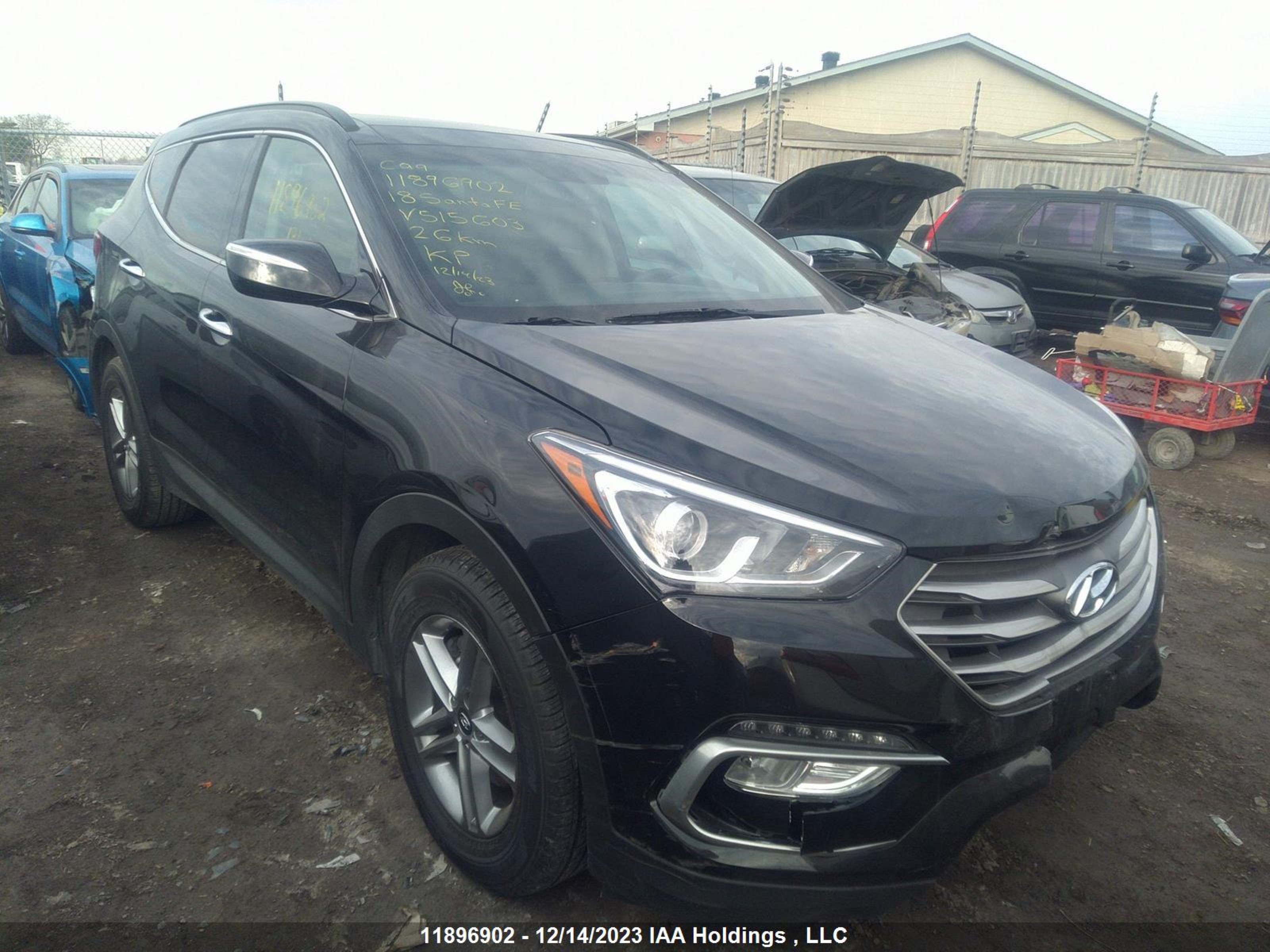 HYUNDAI SANTA FE 2018 5xyzudlb1jg515603