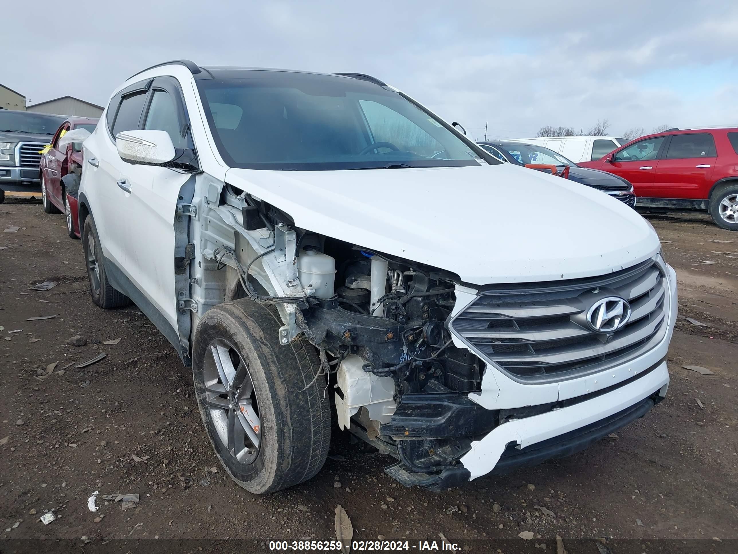 HYUNDAI SANTA FE 2017 5xyzudlb2hg401586