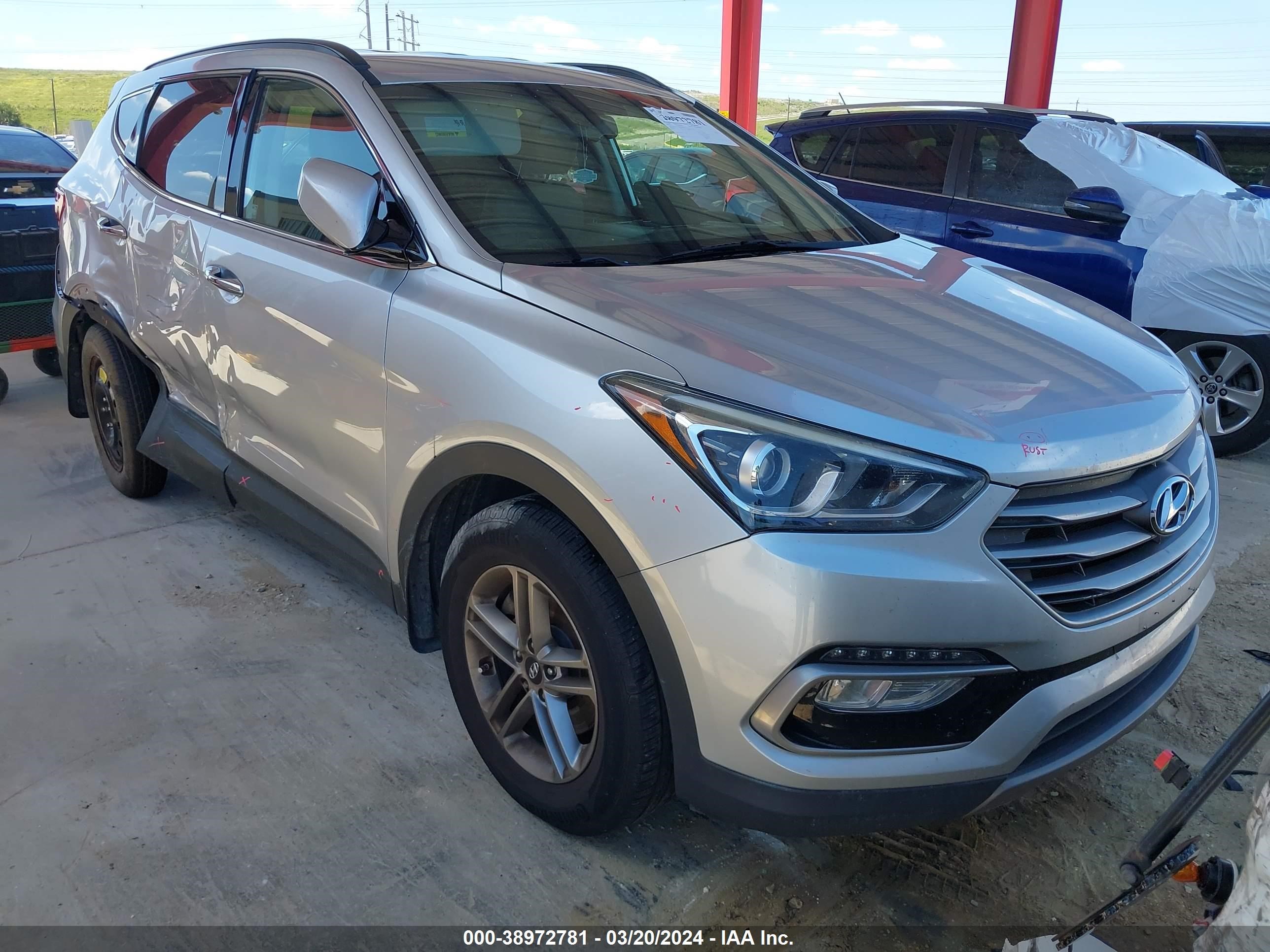 HYUNDAI SANTA FE 2017 5xyzudlb2hg489393