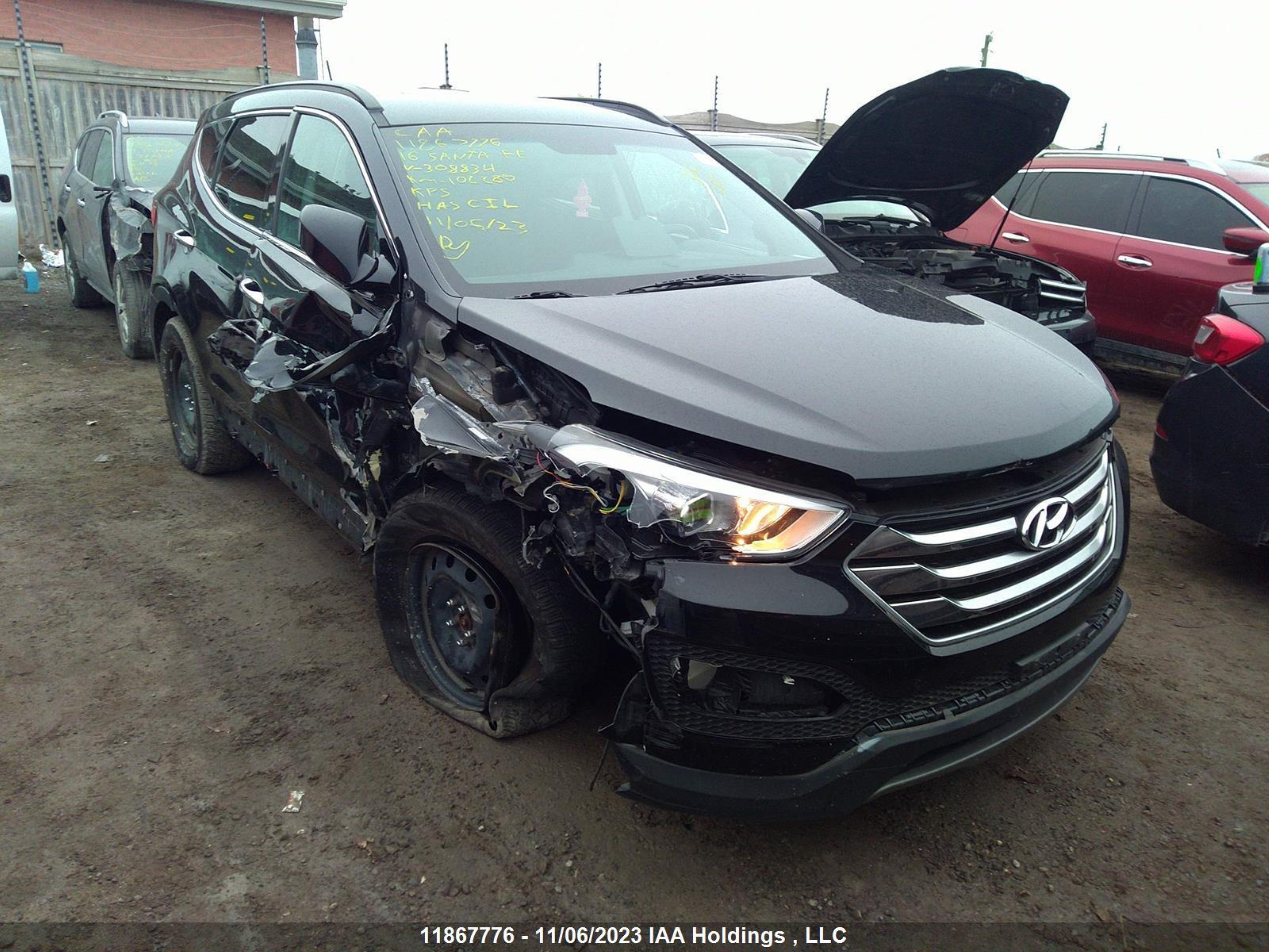 HYUNDAI SANTA FE 2016 5xyzudlb3gg308834