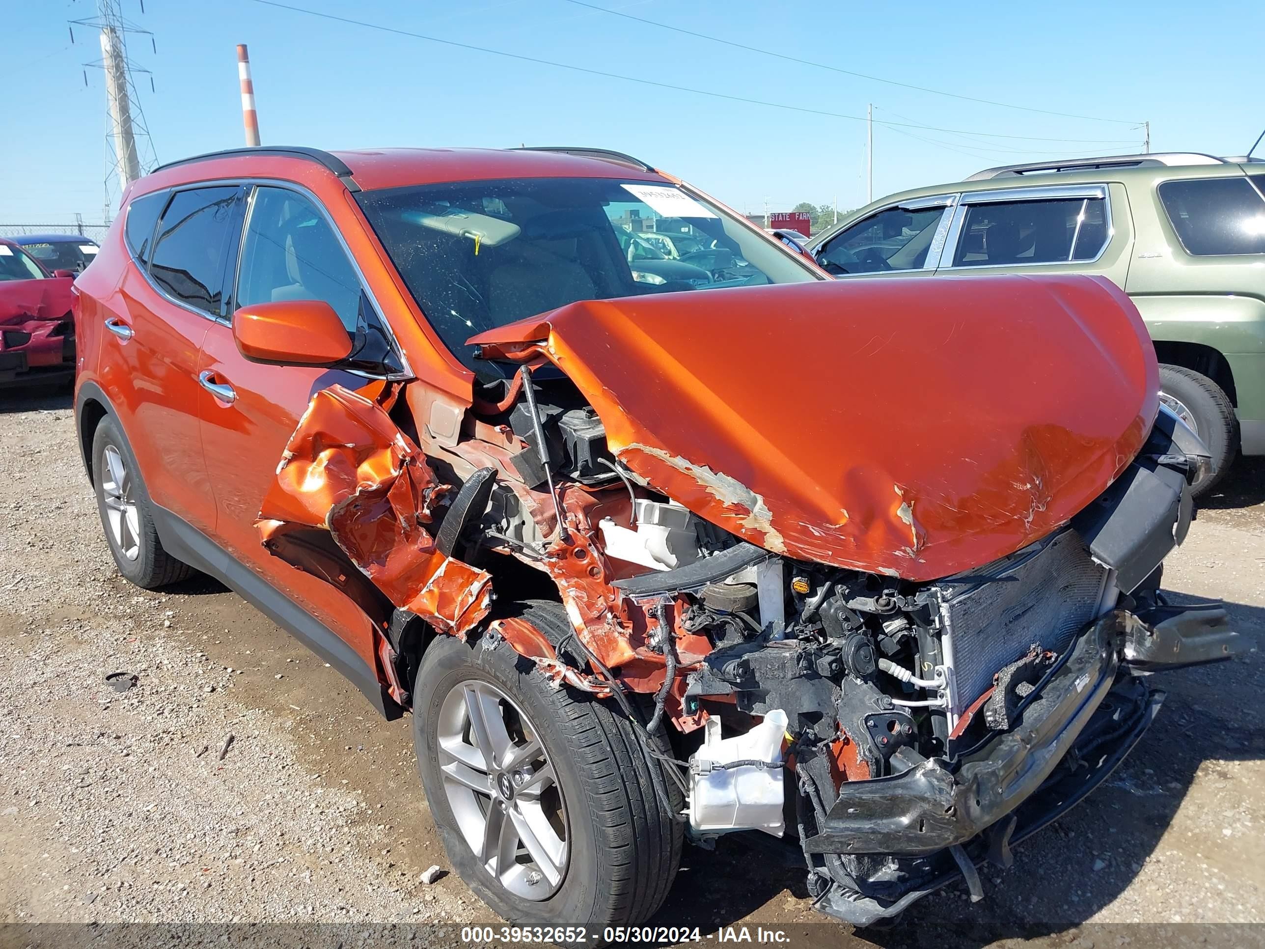 HYUNDAI SANTA FE 2017 5xyzudlb4hg471378