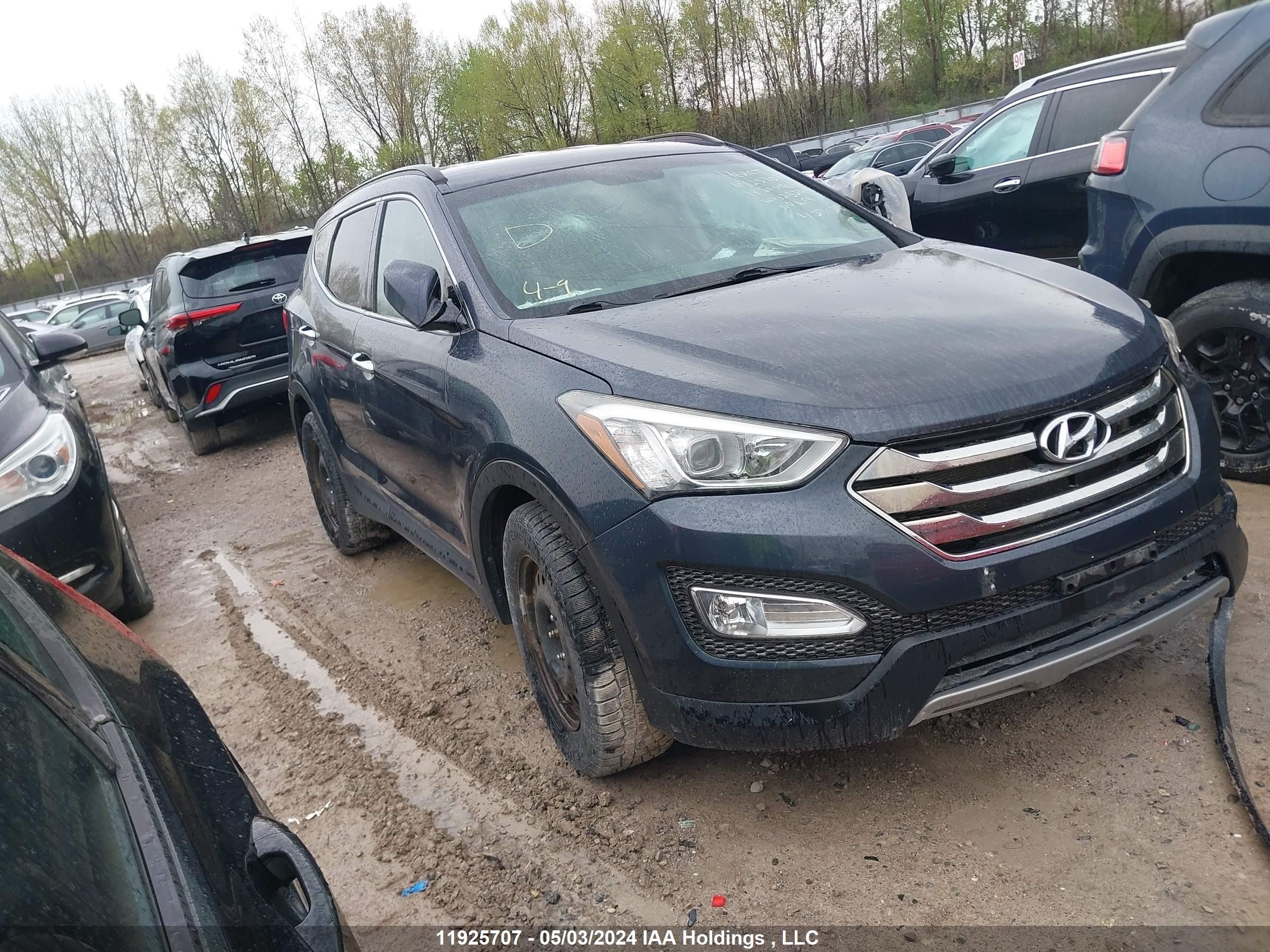 HYUNDAI SANTA FE 2014 5xyzudlb7eg125269