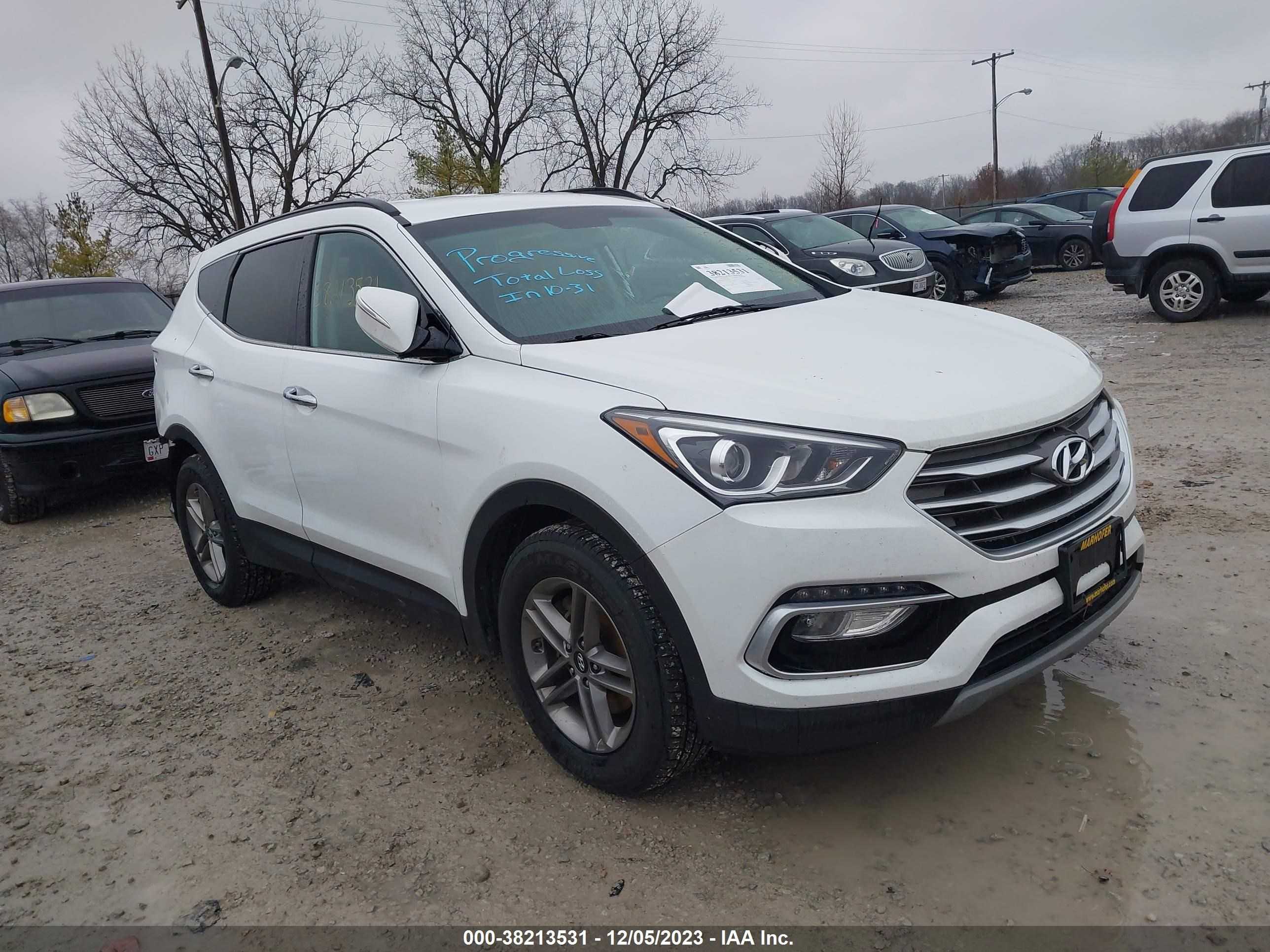 HYUNDAI SANTA FE 2018 5xyzudlb7jg555166