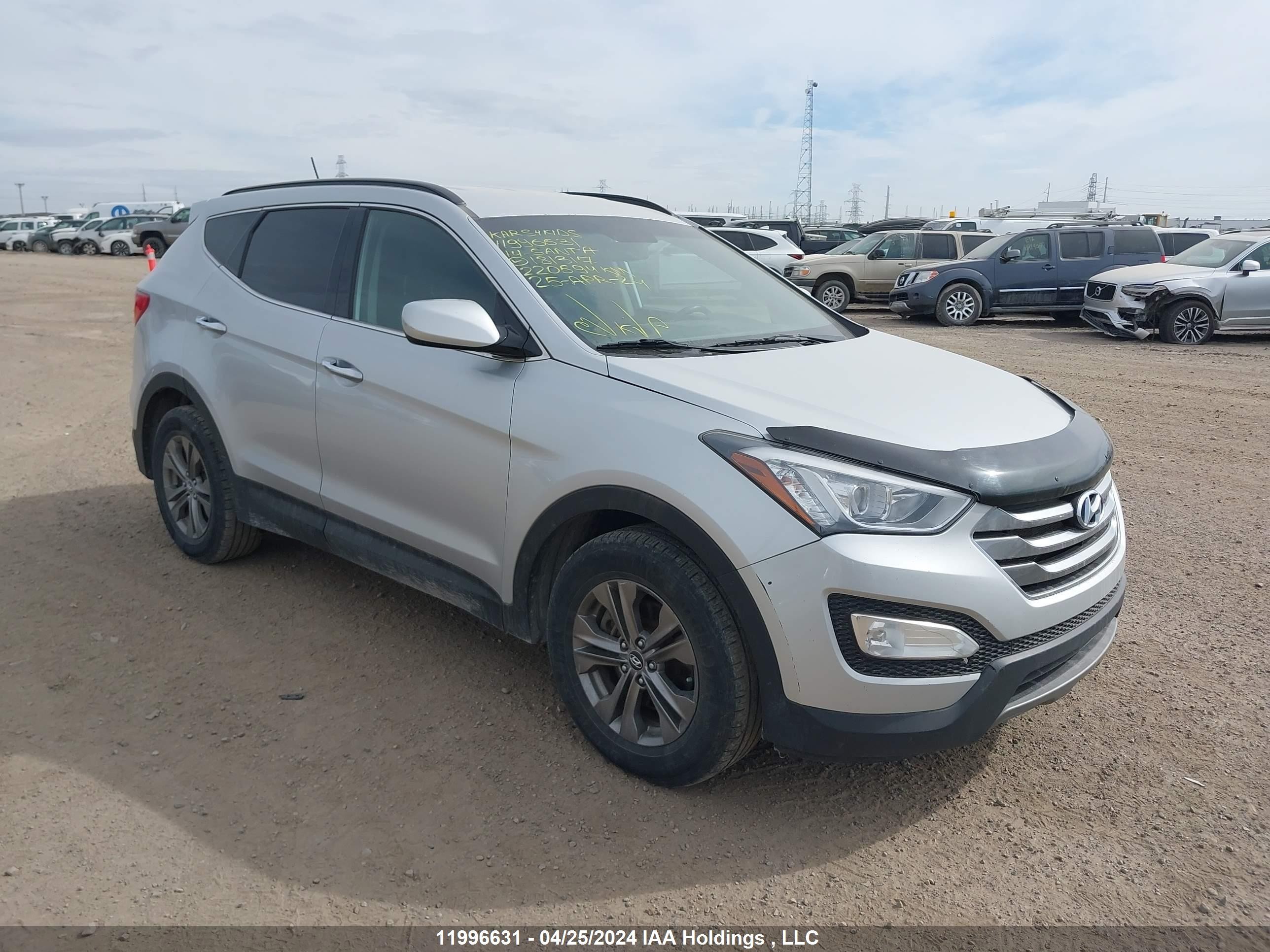 HYUNDAI SANTA FE 2014 5xyzudlb8eg181317