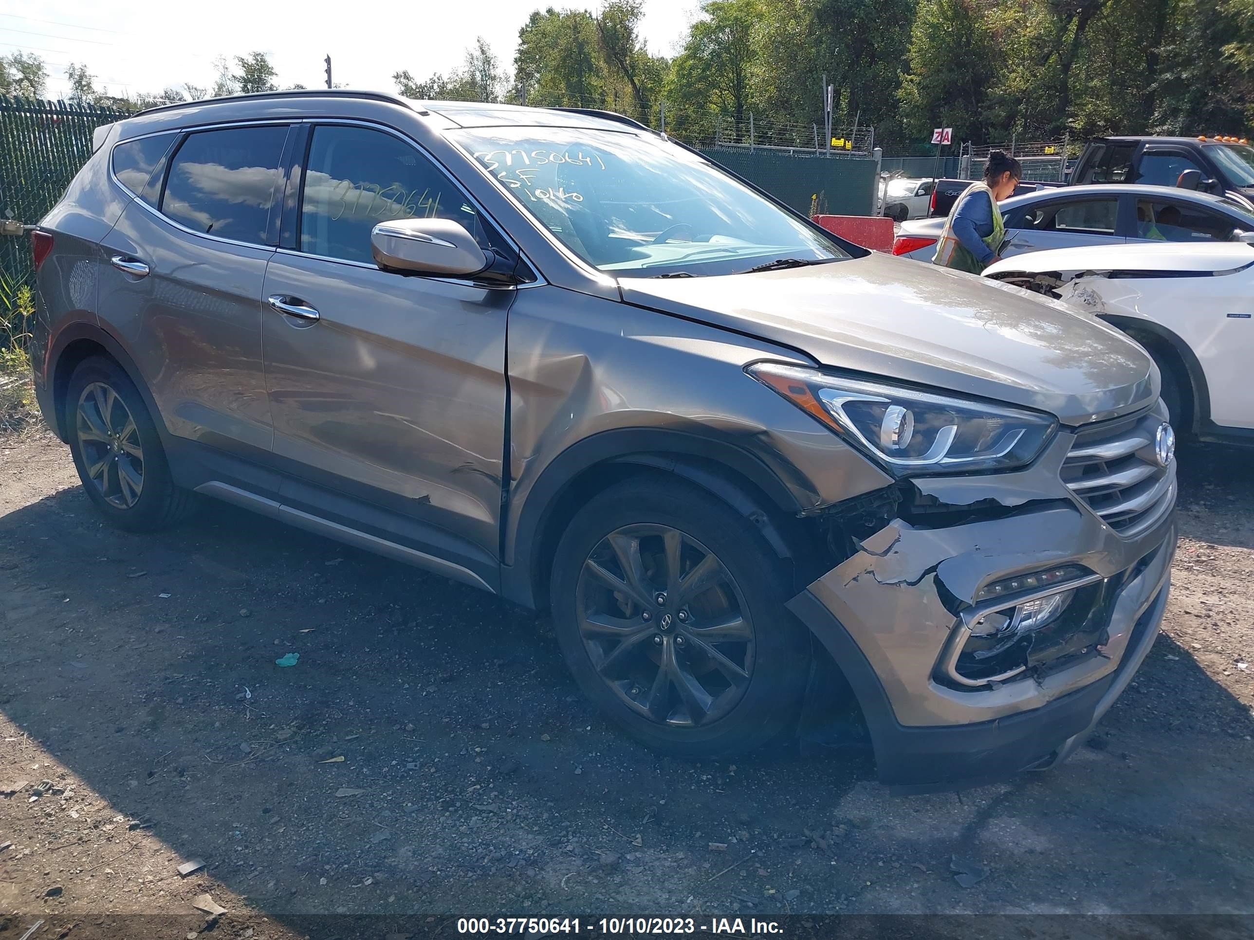 HYUNDAI SANTA FE 2017 5xyzw4la4hg401235