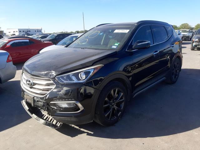 HYUNDAI SANTA FE 2017 5xyzw4laxhg437186