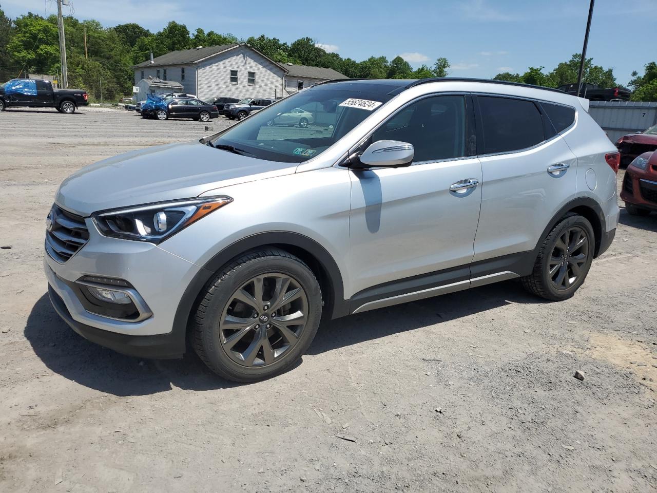 HYUNDAI SANTA FE 2018 5xyzwdla1jg508023