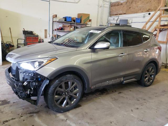 HYUNDAI SANTA FE 2018 5xyzwdla1jg515361