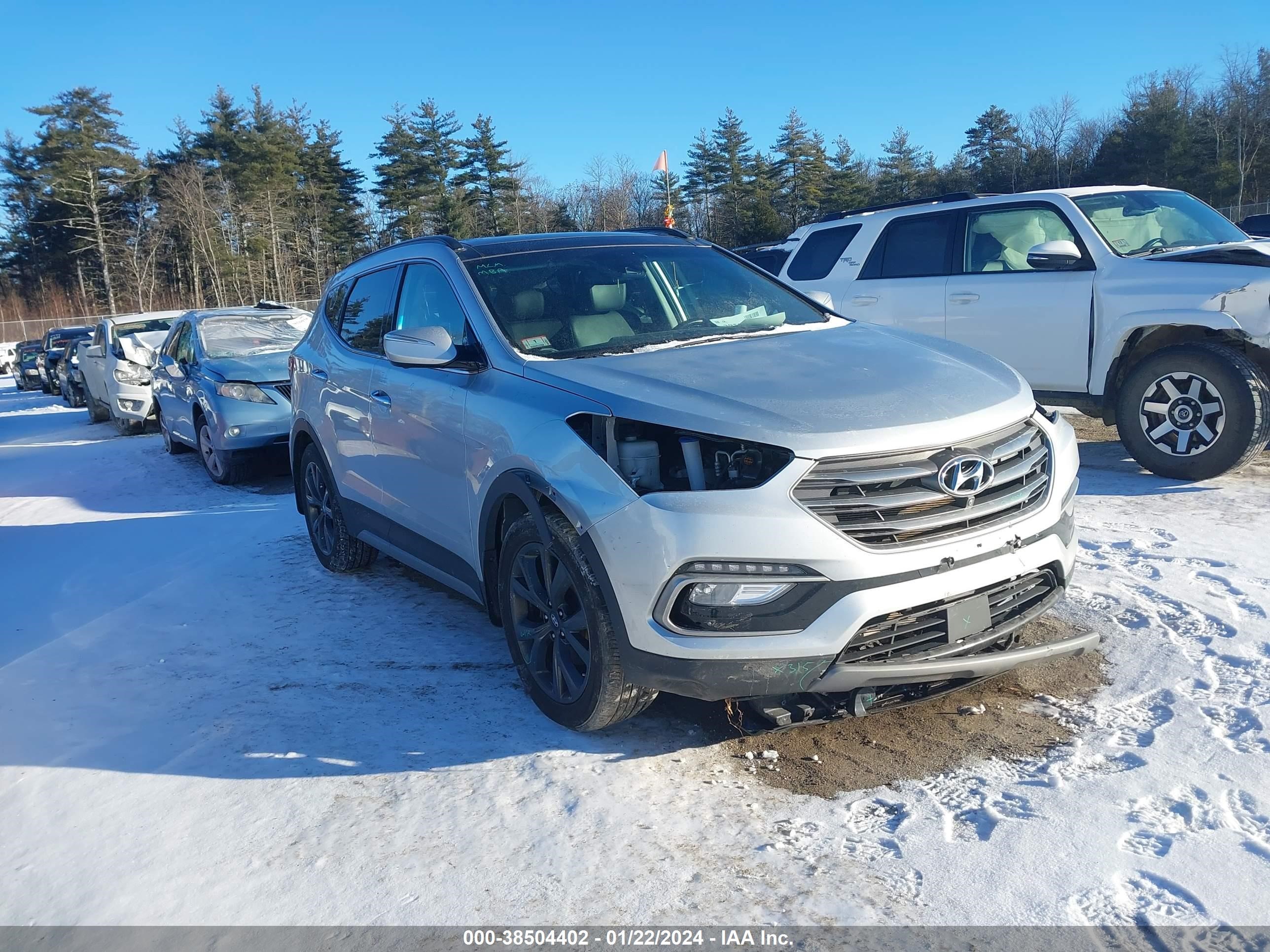 HYUNDAI SANTA FE 2018 5xyzwdla9jg538046