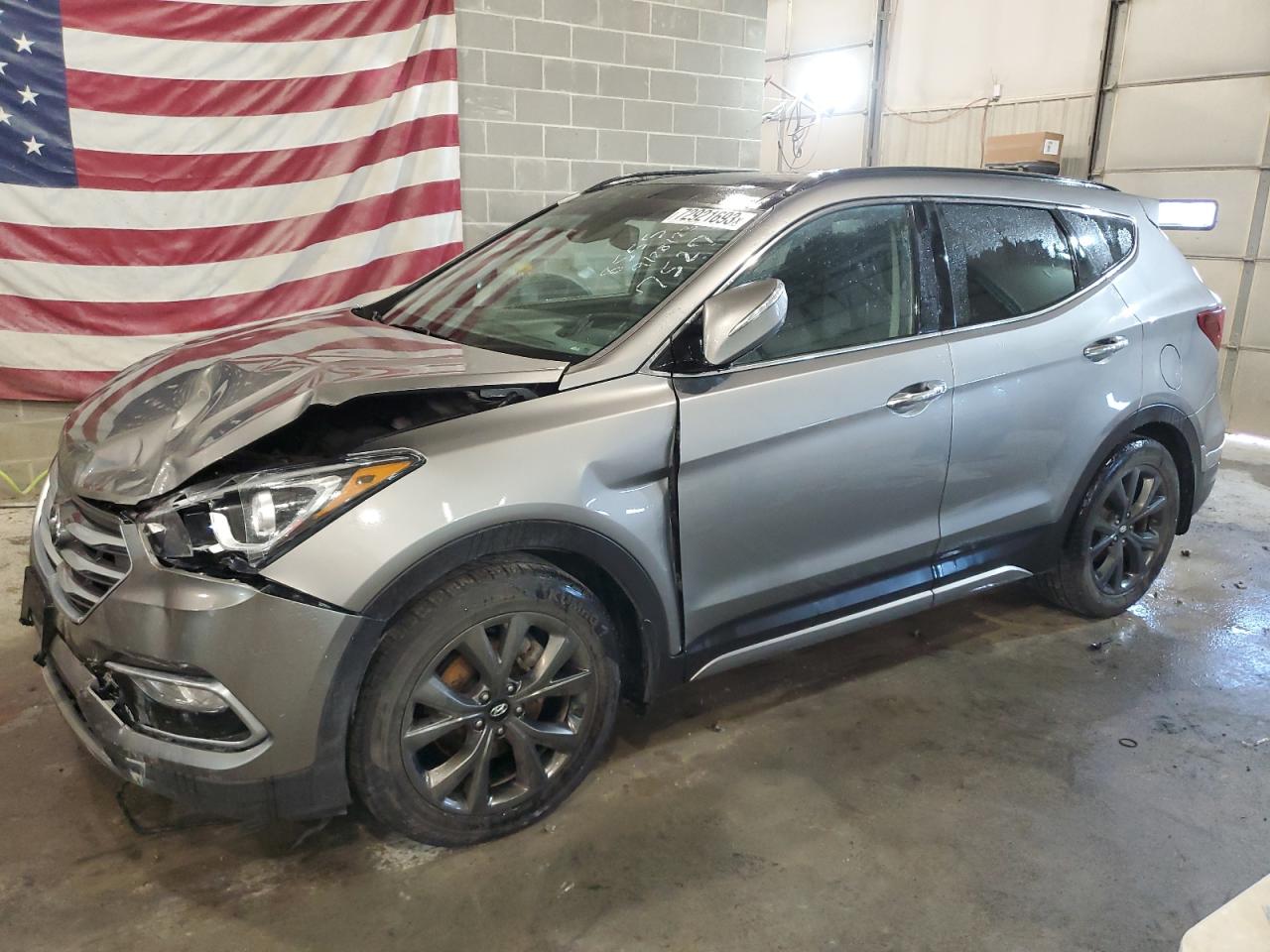 HYUNDAI SANTA FE 2018 5xyzwdlaxjg557527