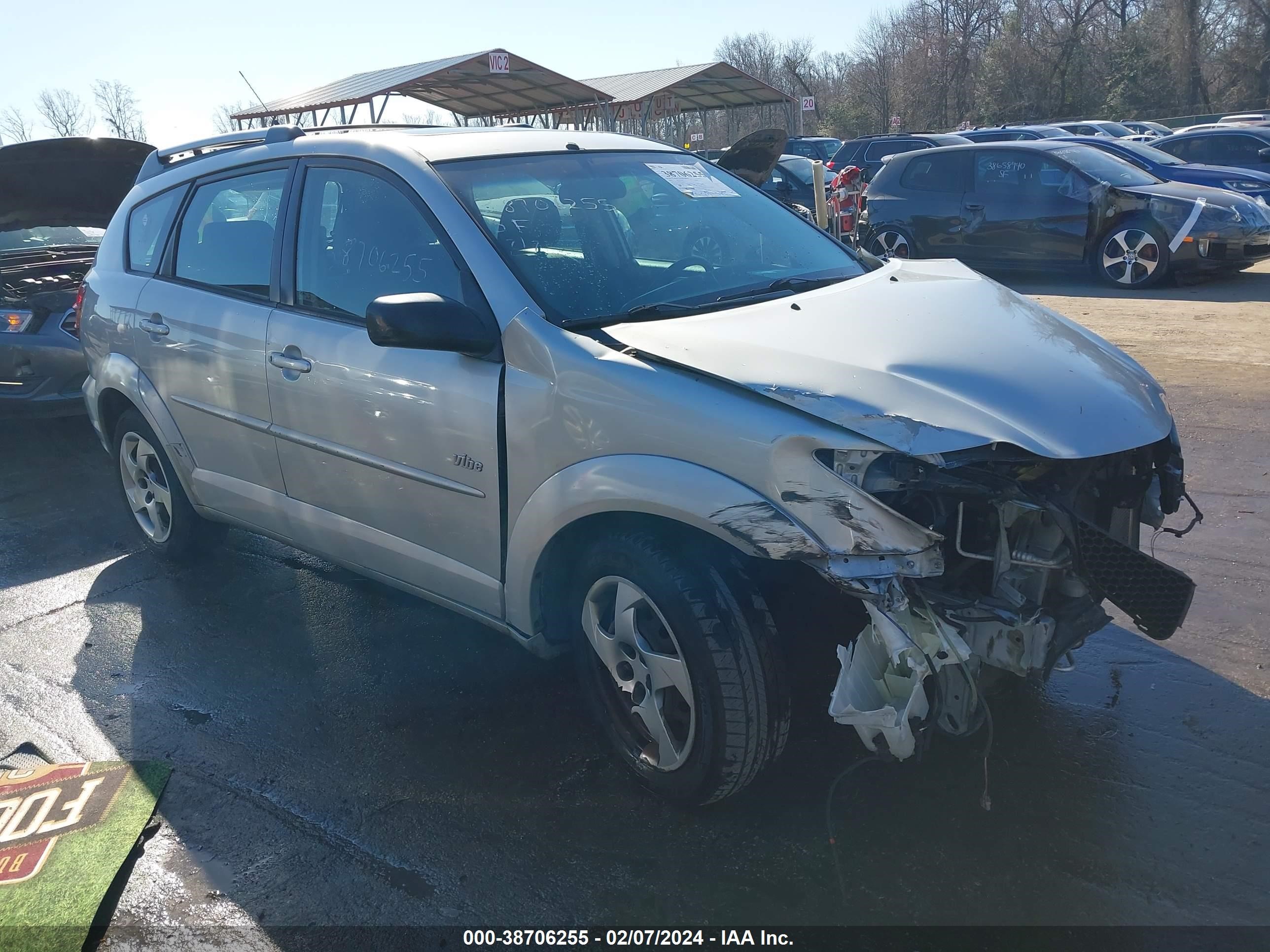 PONTIAC VIBE 2003 5y2sl62803z475377