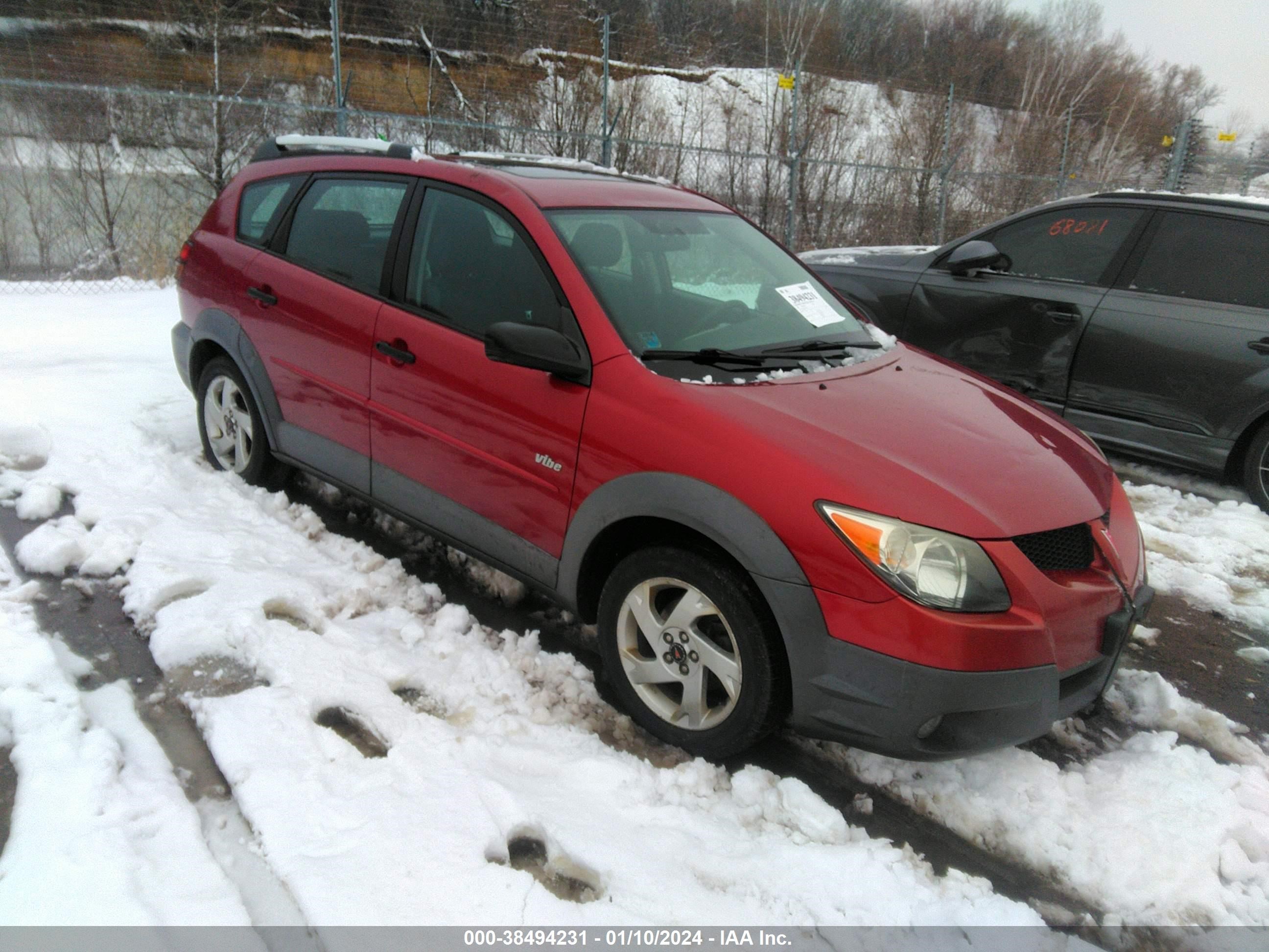 PONTIAC VIBE 2003 5y2sl62823z435396