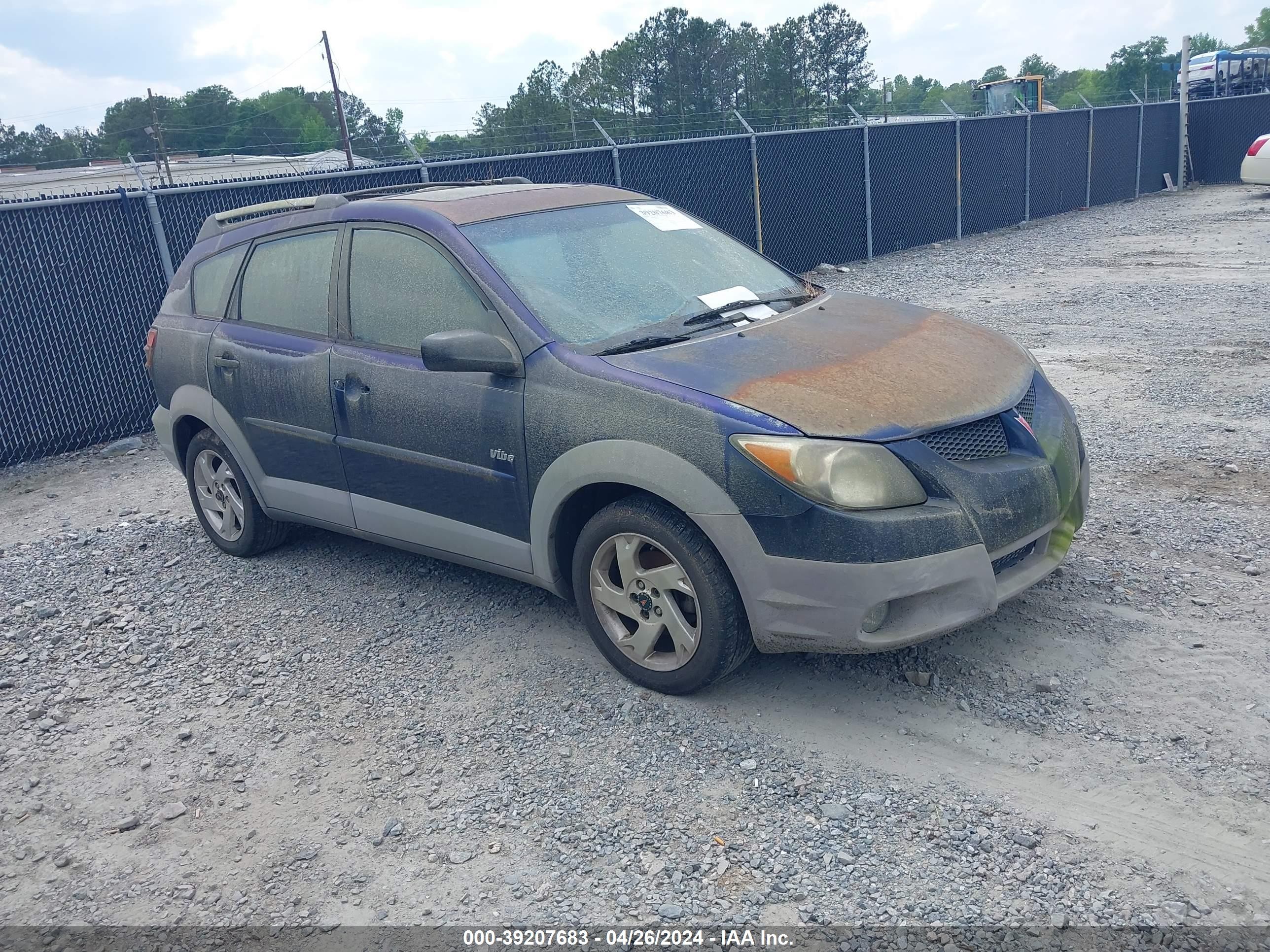 PONTIAC VIBE 2003 5y2sl62853z481238