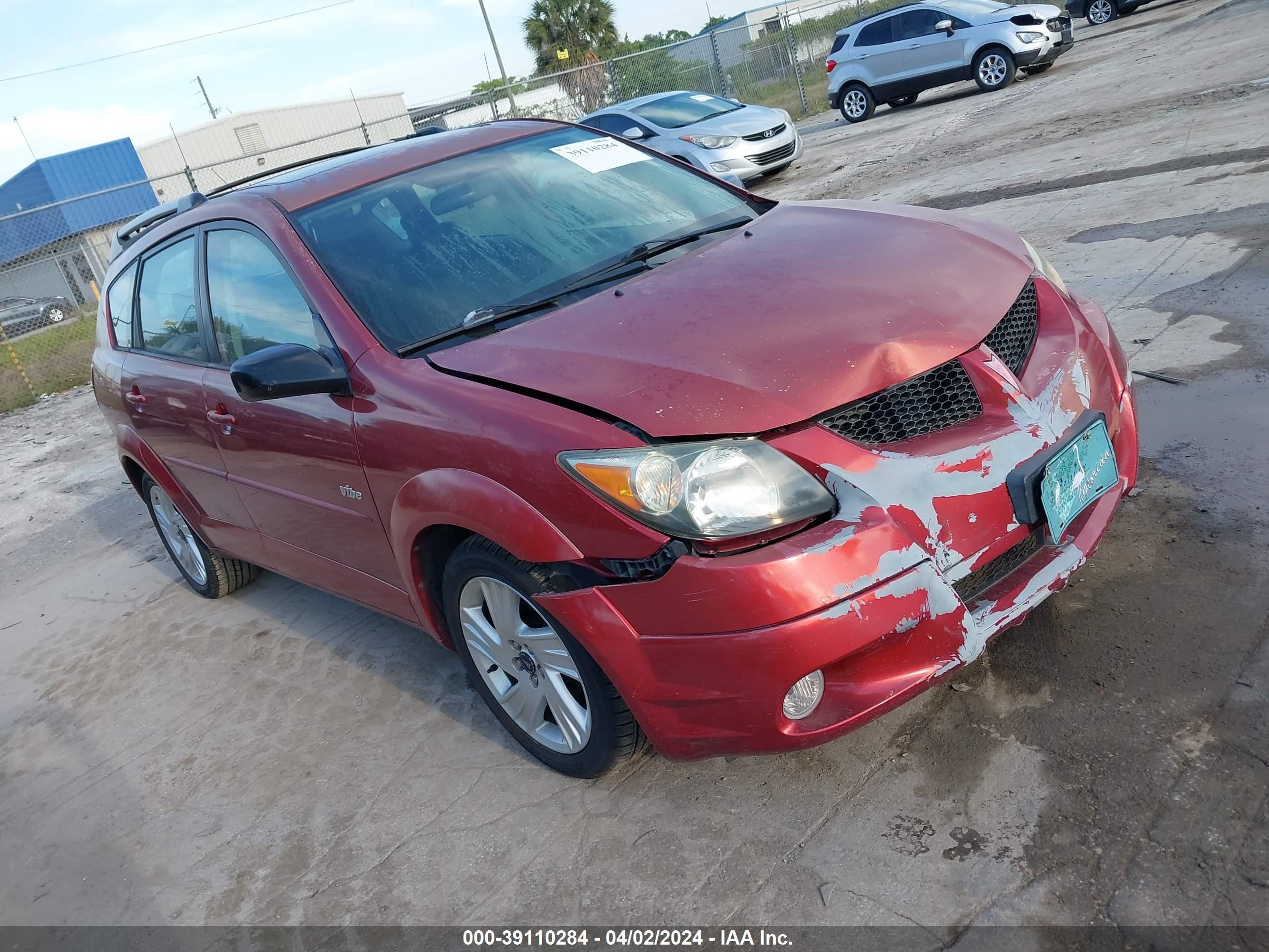 PONTIAC VIBE 2004 5y2sl62864z444653