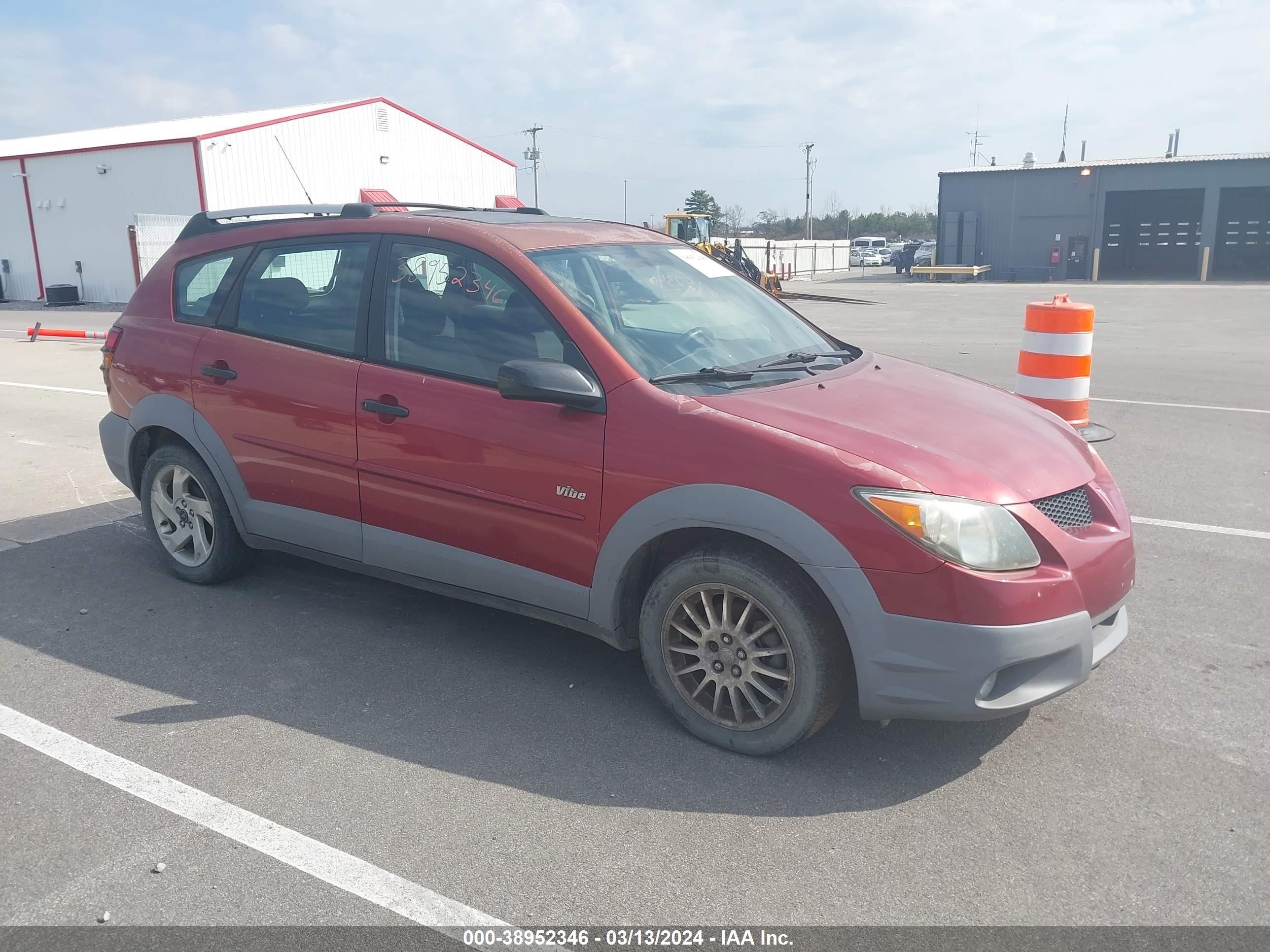 PONTIAC VIBE 2003 5y2sl62883z406548