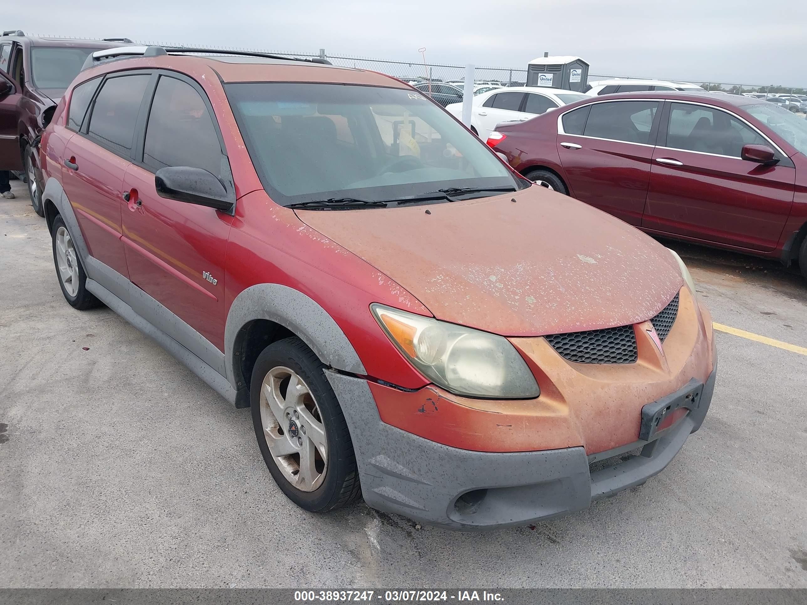 PONTIAC VIBE 2004 5y2sl62884z427272