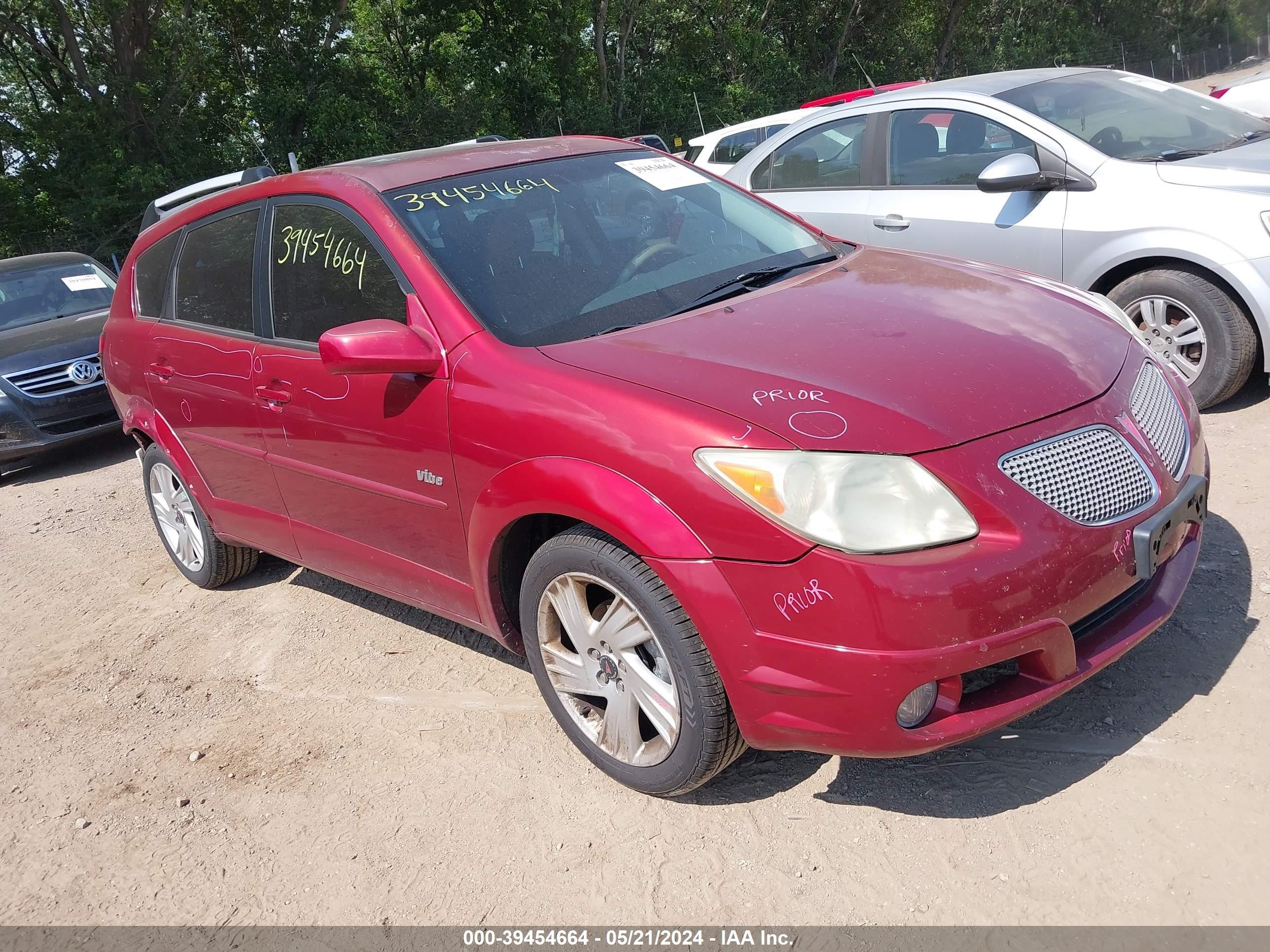 PONTIAC VIBE 2005 5y2sl63825z424772