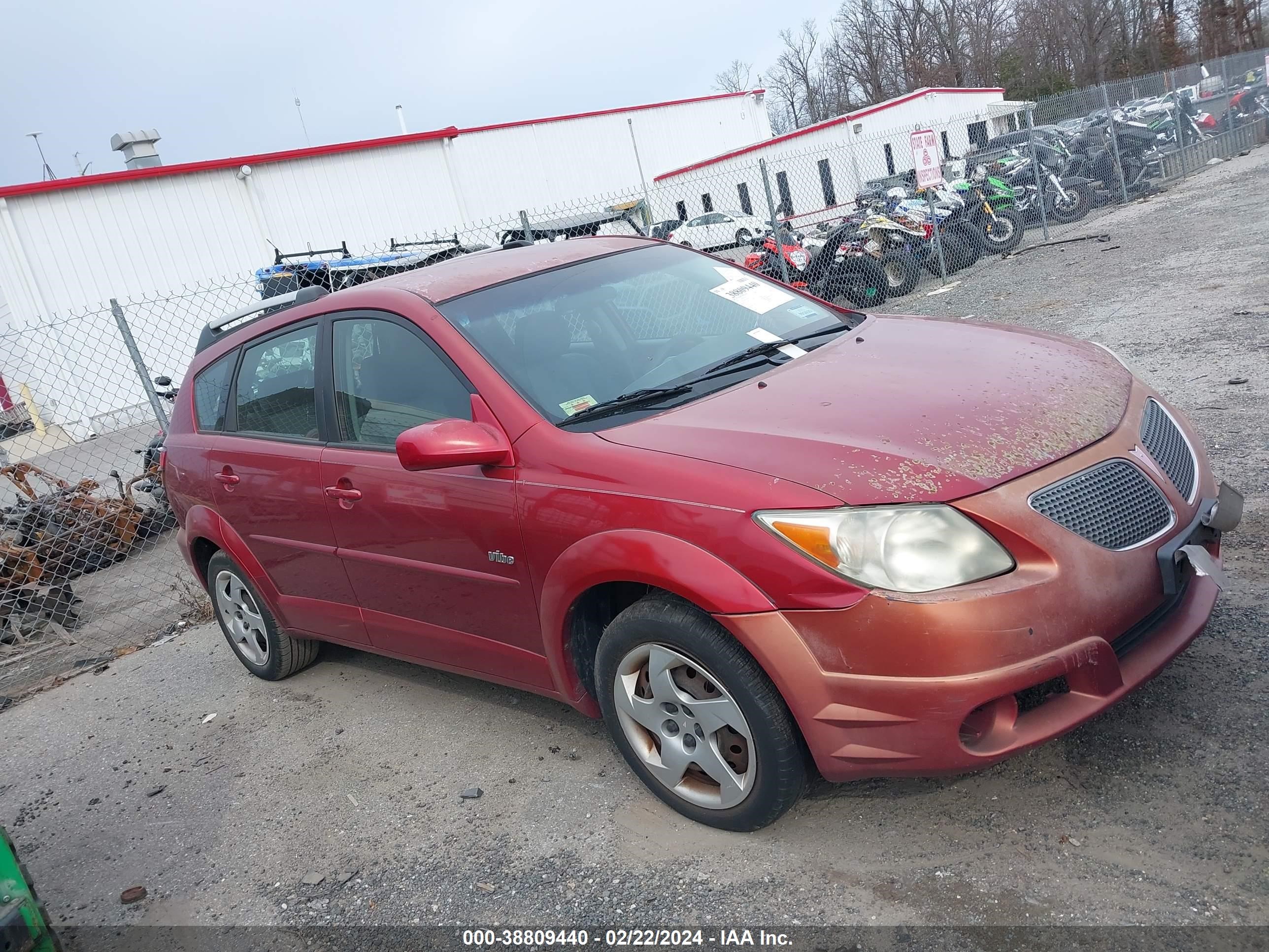 PONTIAC VIBE 2005 5y2sl63825z476595