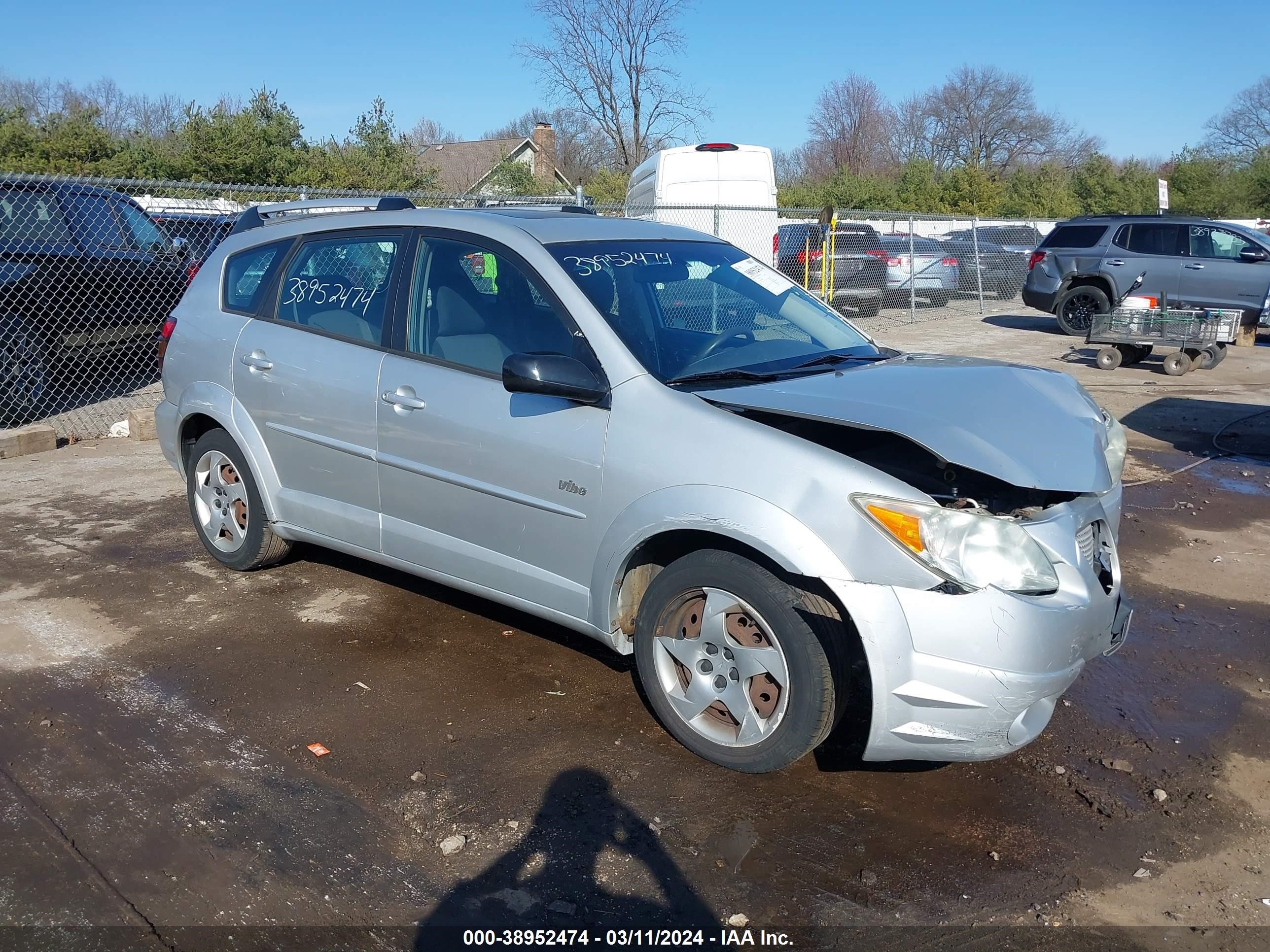 PONTIAC VIBE 2005 5y2sl63855z409859