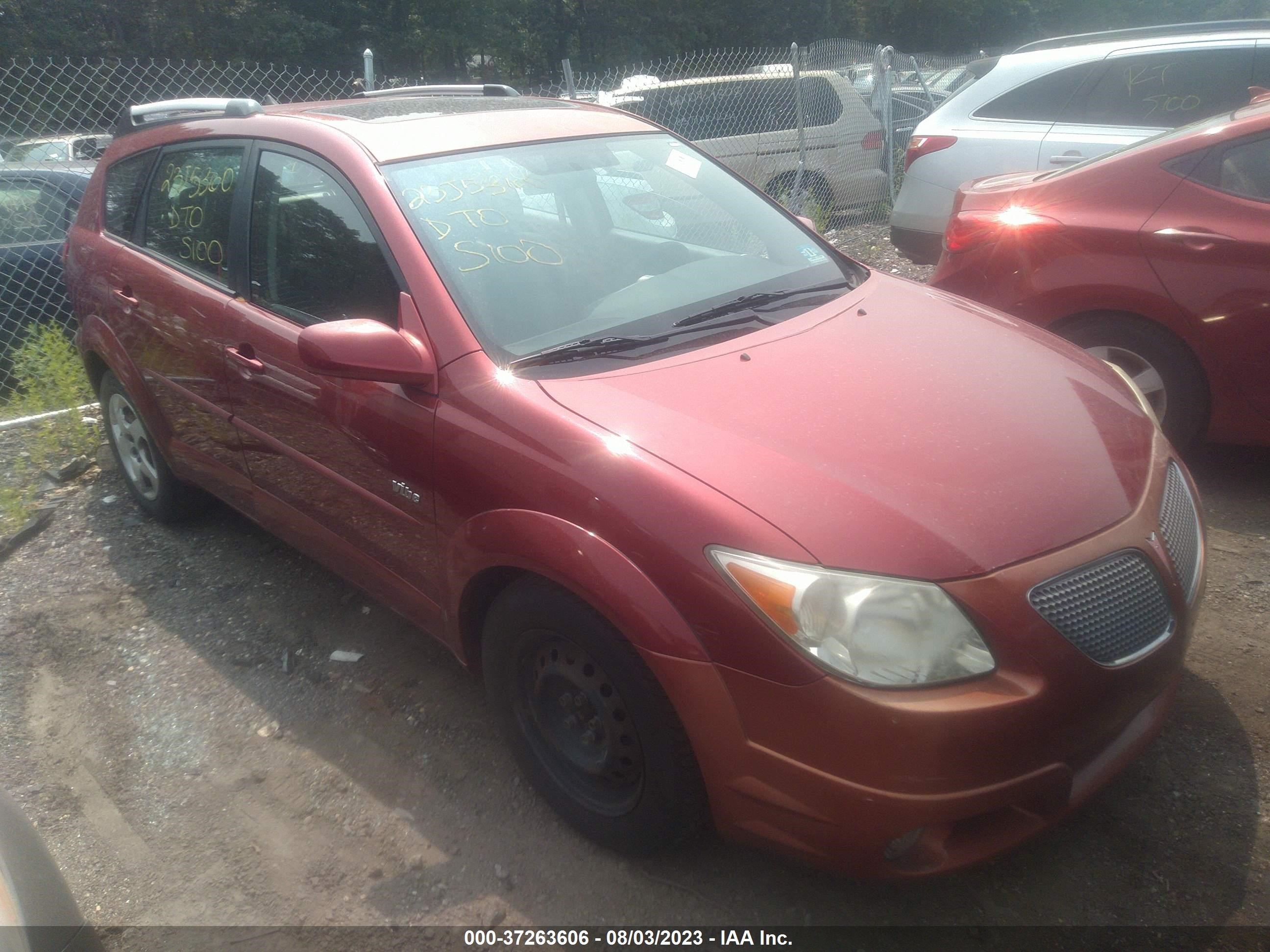 PONTIAC VIBE 2005 5y2sl63865z479354