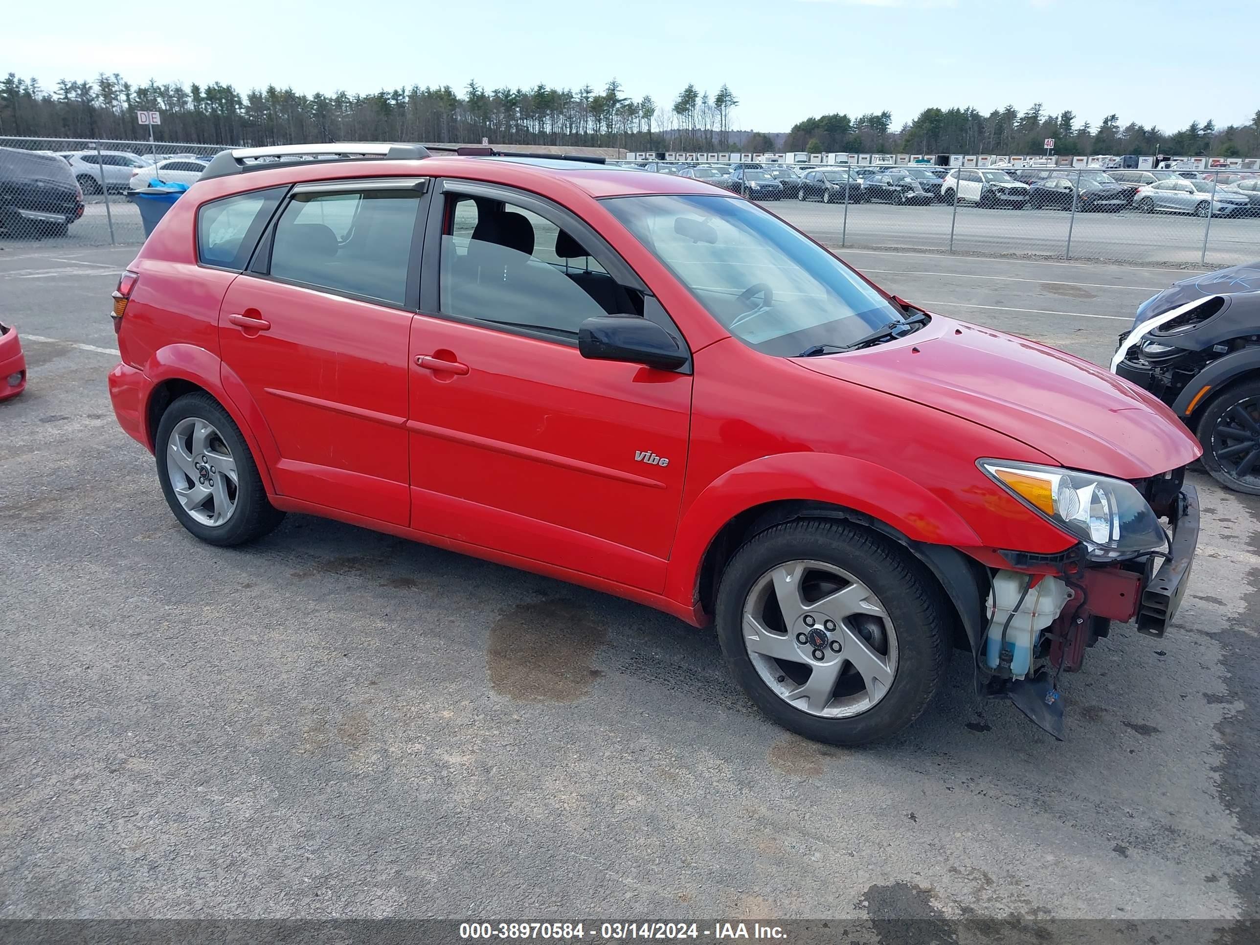 PONTIAC VIBE 2003 5y2sl64853z468082