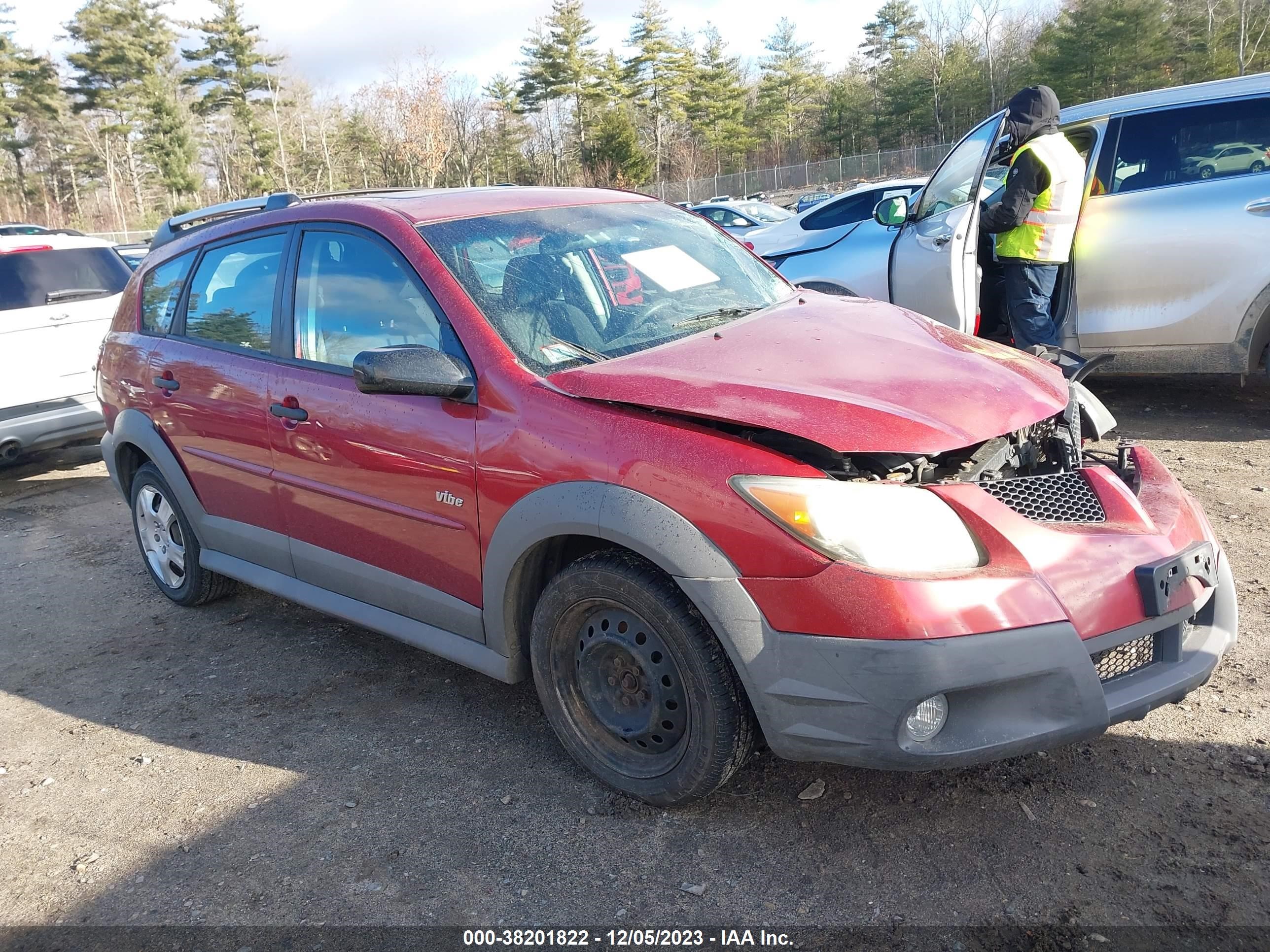 PONTIAC VIBE 2004 5y2sl648x4z454342