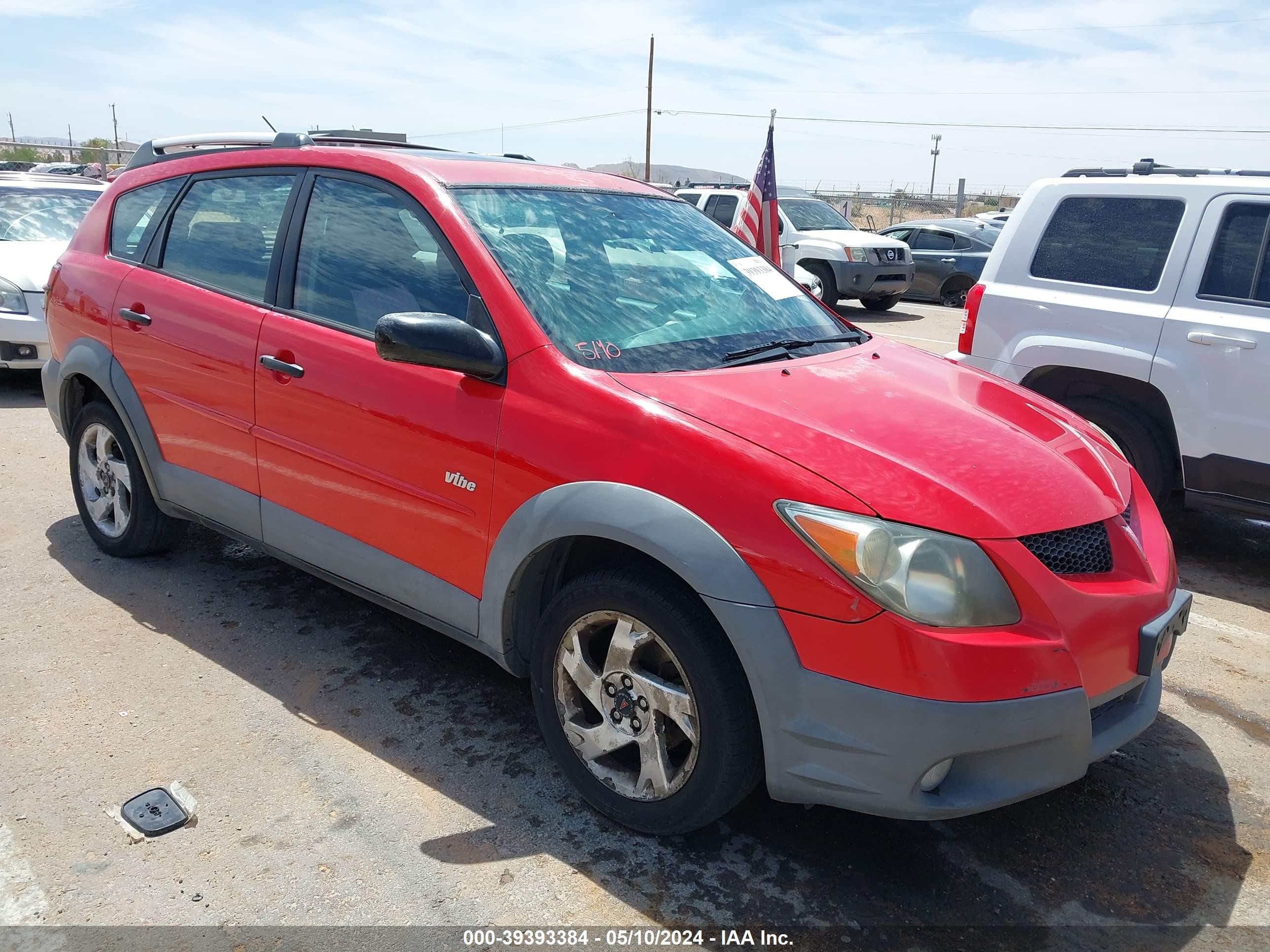 PONTIAC VIBE 2003 5y2sm62803z404645