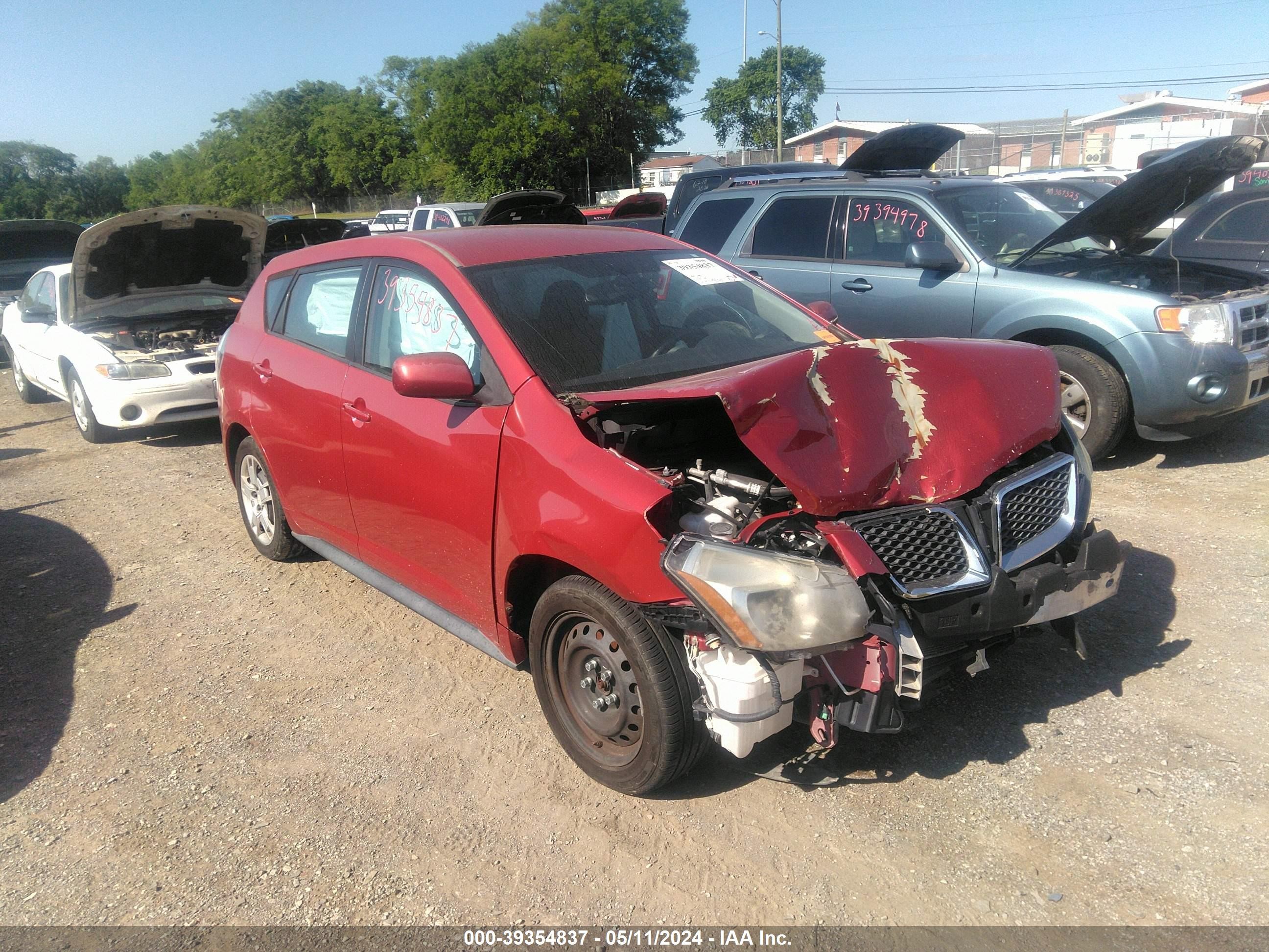 PONTIAC VIBE 2009 5y2sp67019z425040