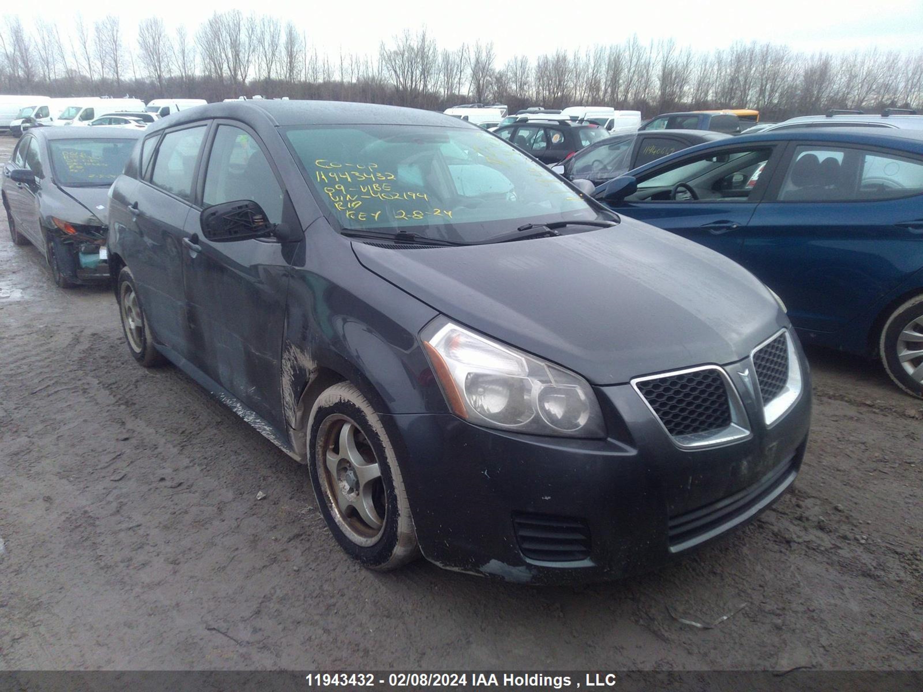 PONTIAC VIBE 2009 5y2sp67849z402194