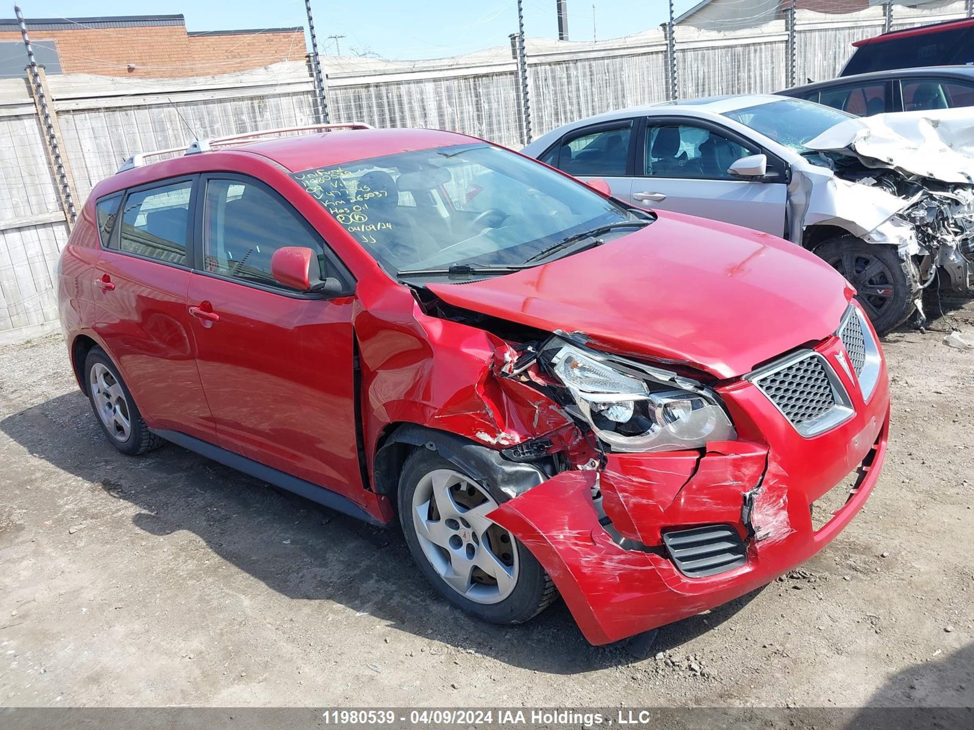 PONTIAC VIBE 2009 5y2sp67889z477545