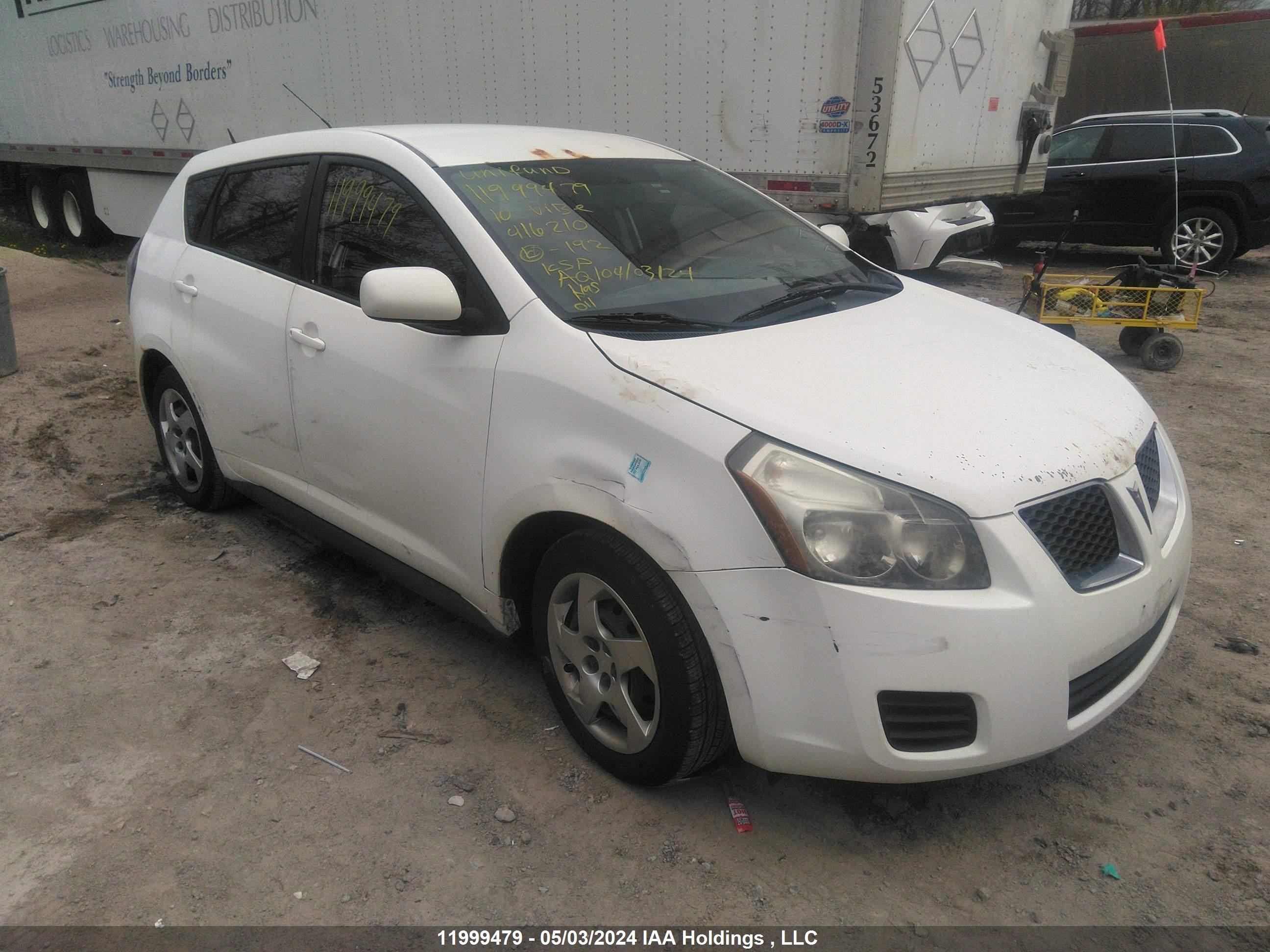 PONTIAC VIBE 2010 5y2sp6e83az416210