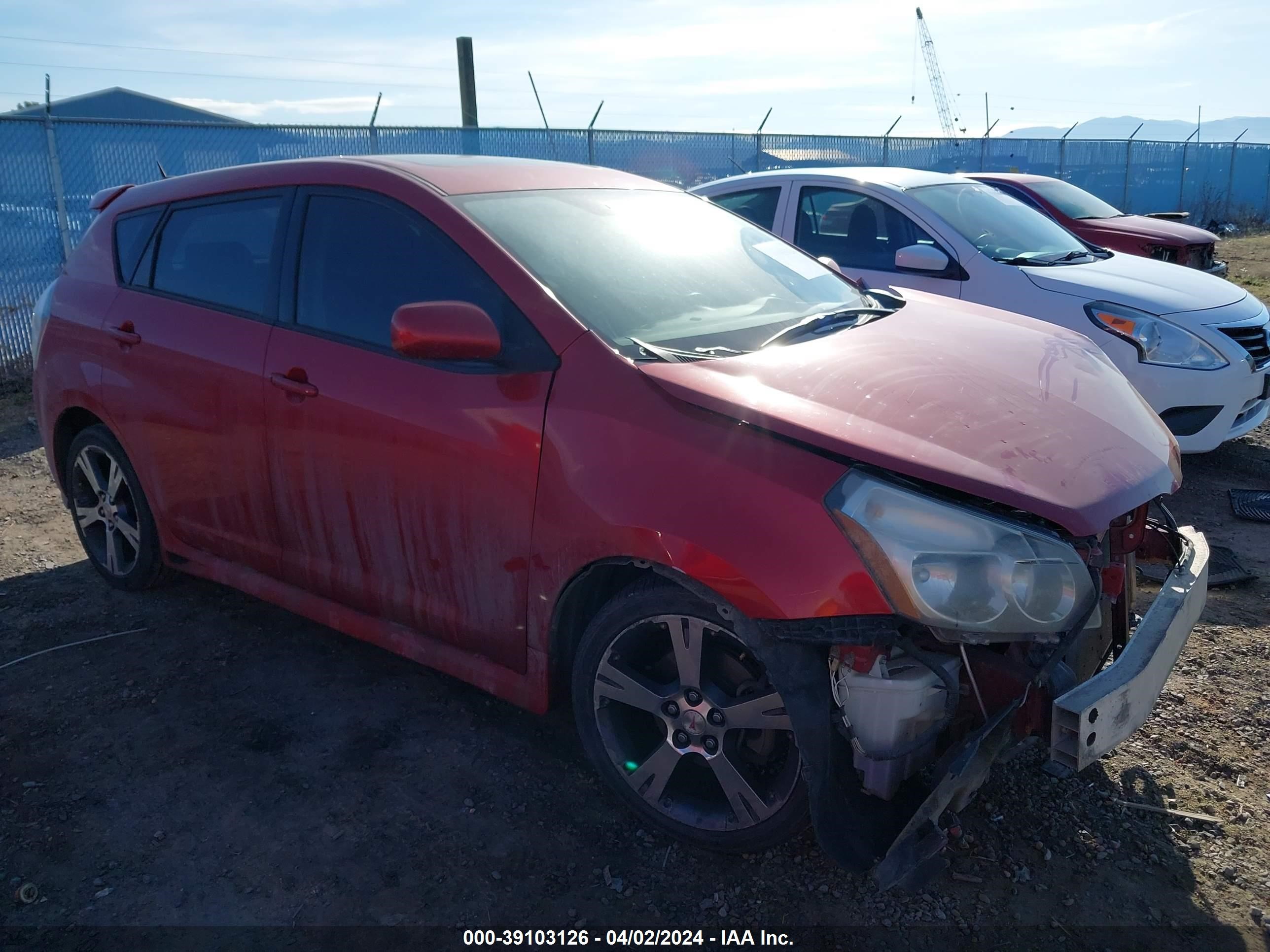 PONTIAC VIBE 2009 5y2sr67099z447782