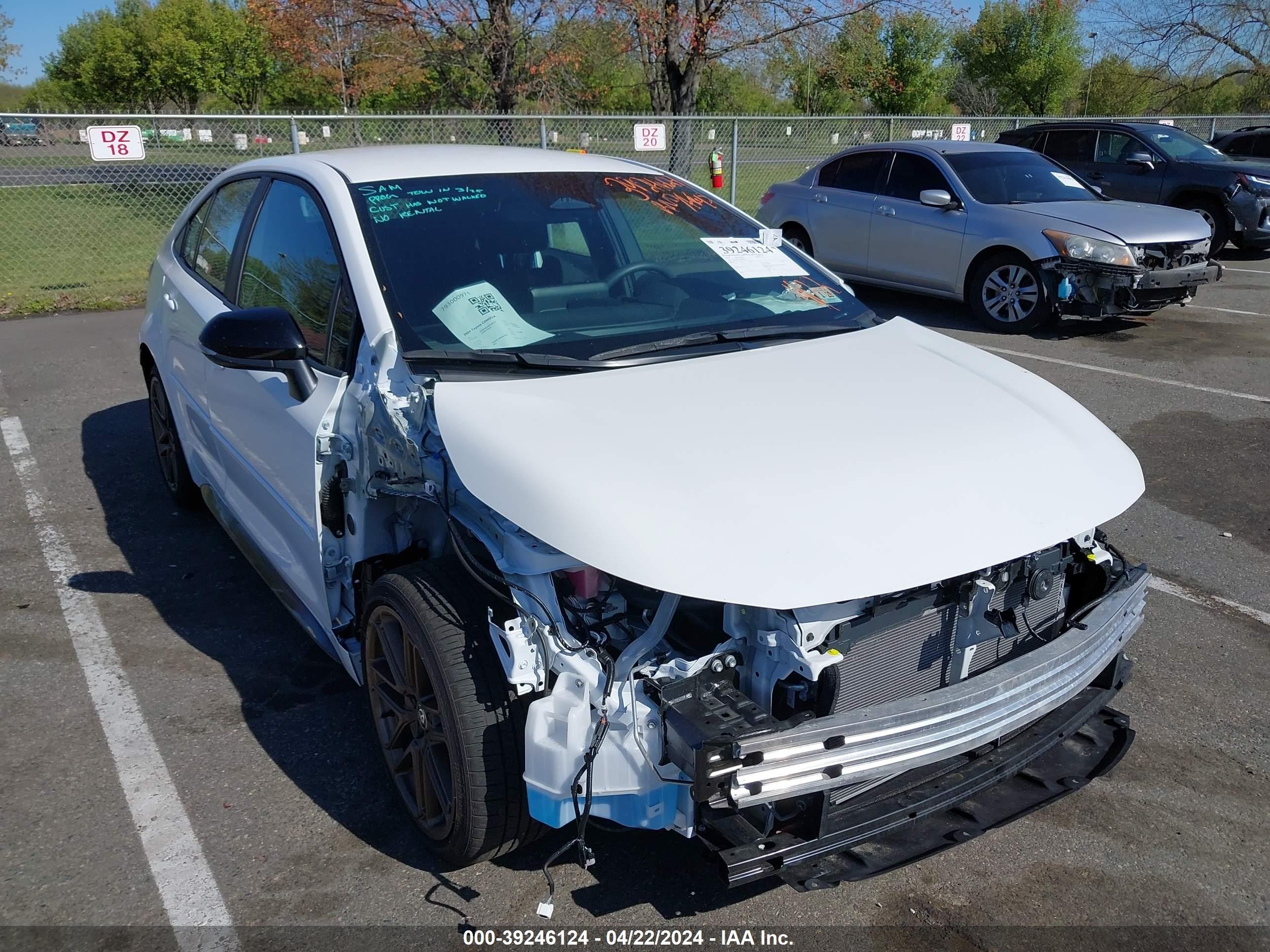 TOYOTA COROLLA 2024 5yfb4mce3rp180119