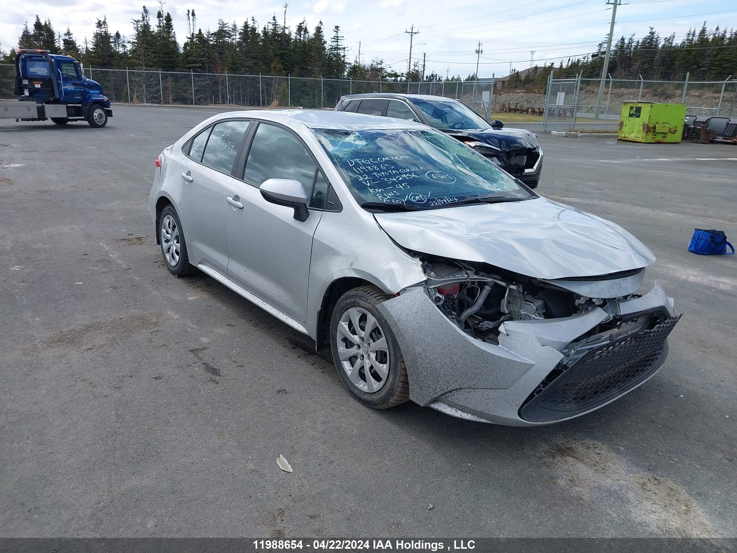 TOYOTA COROLLA 2022 5yfbpmbe4np342956