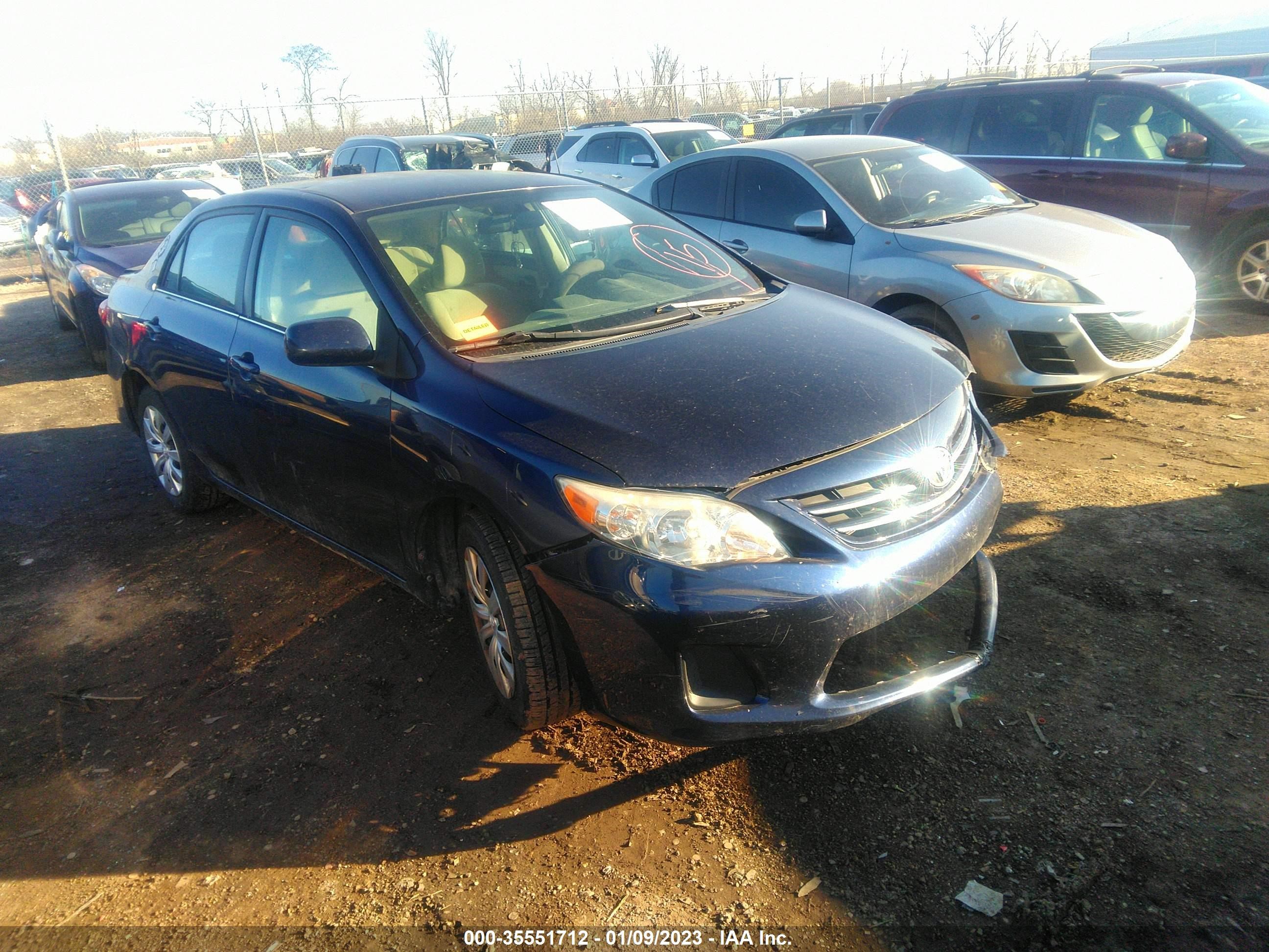 TOYOTA COROLLA 2013 5yfbu4ee1dp169545