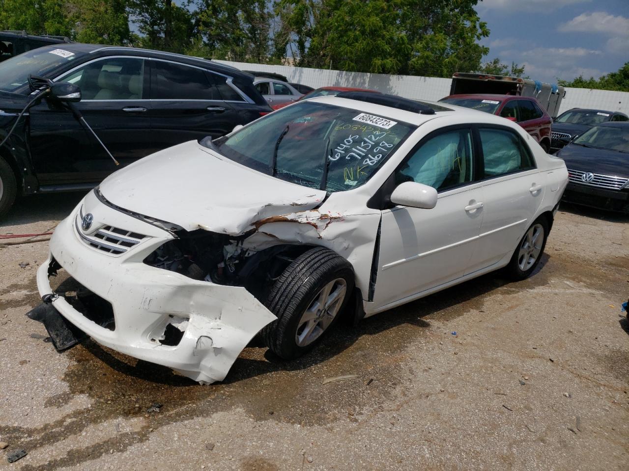 TOYOTA COROLLA 2013 5yfbu4ee9dp078698