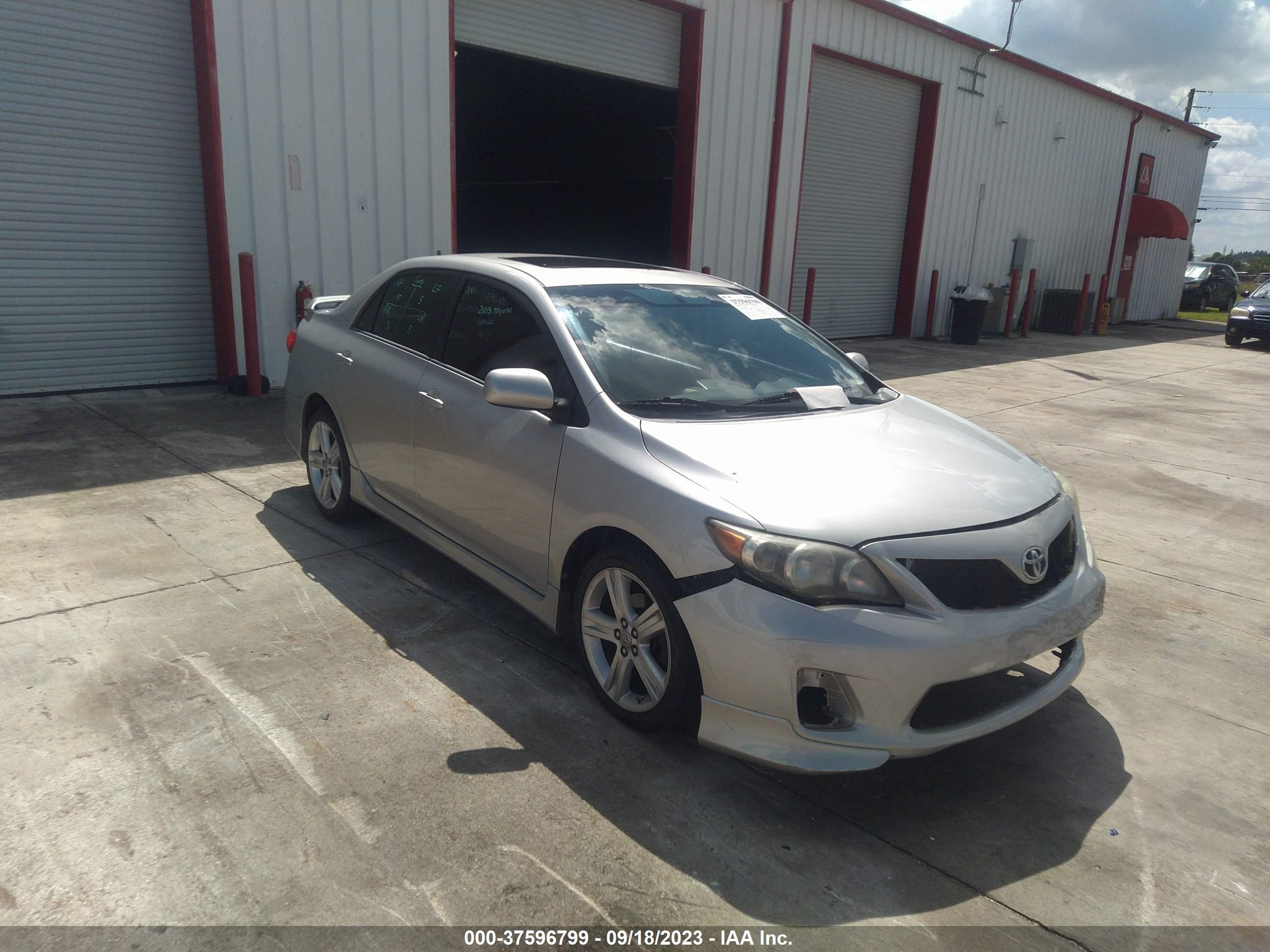 TOYOTA COROLLA 2013 5yfbu4ee9dp139032